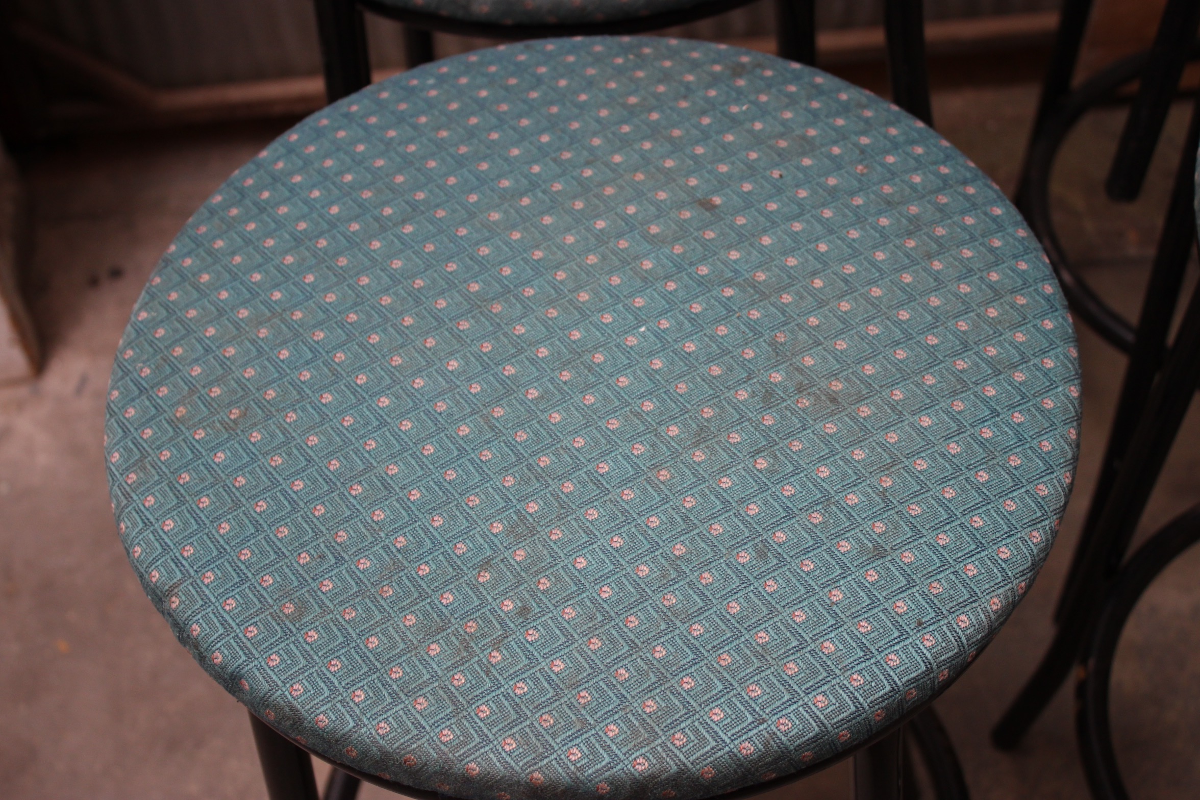 Seven Mid Century Modern Style Bar Stools