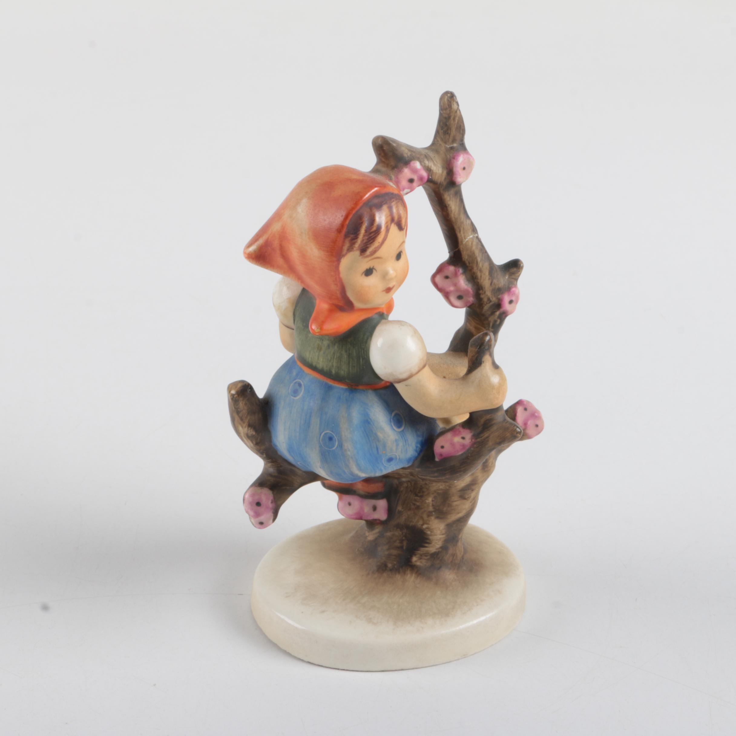 Vintage Hummel and Goebel Porcelain Figurines Including "Apple Tree Girl"