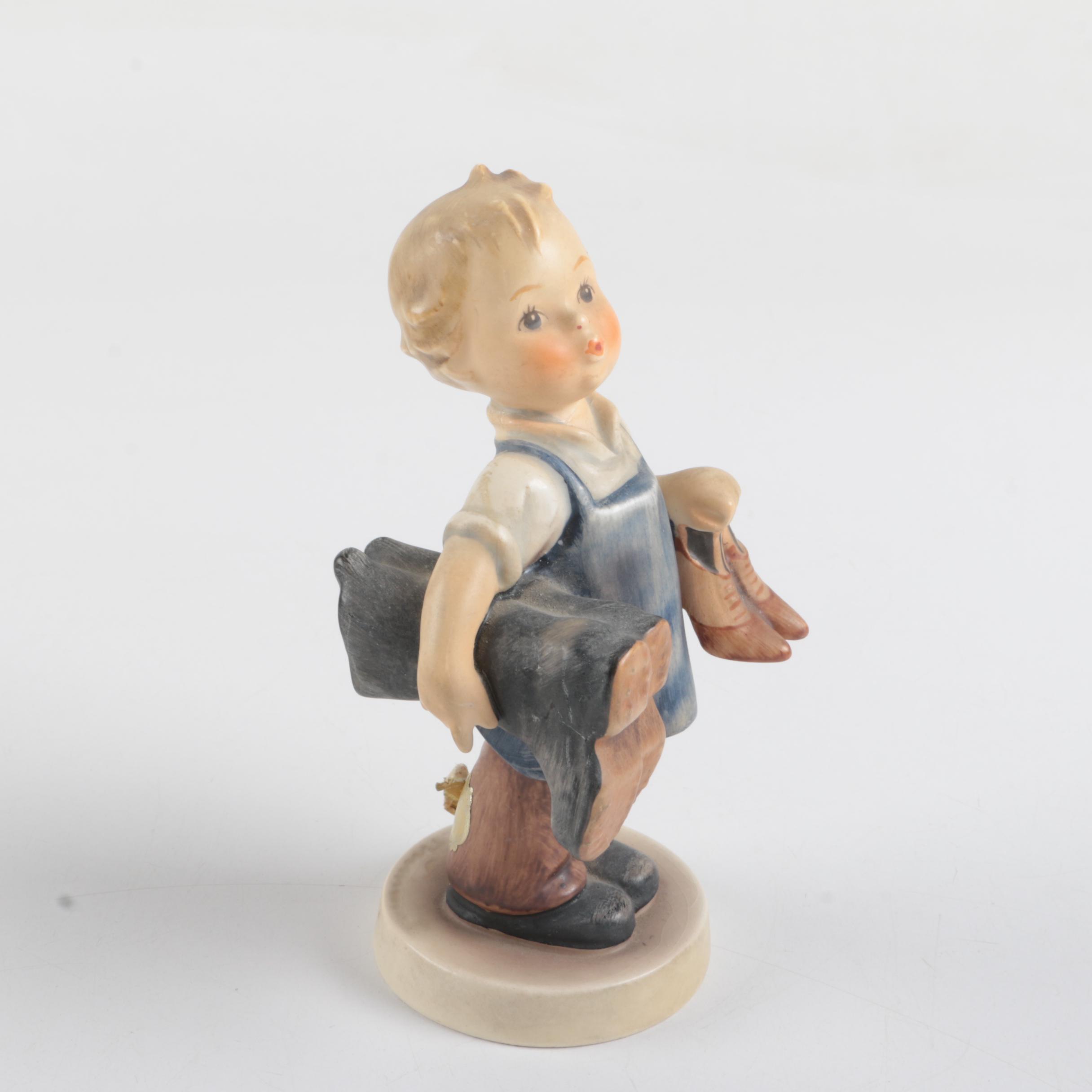 Vintage Hummel and Goebel Porcelain Figurines Including "Apple Tree Girl"