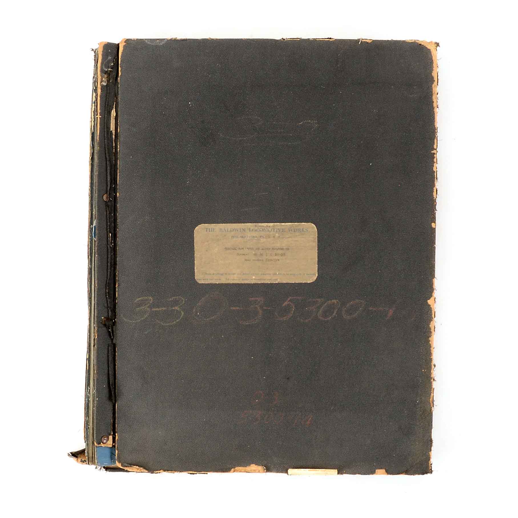 Baldwin Locomotive Works Bound Schematics for O-3 Class Locomotive