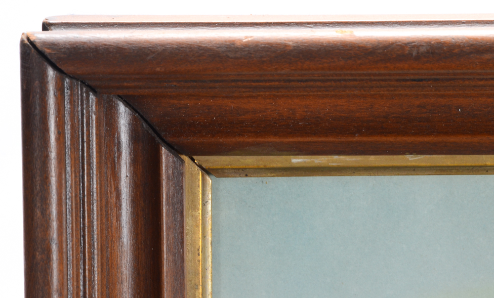 John O'Hara Cosgrave II Watercolor and Ink Painting "Clipper Ship Challenge"