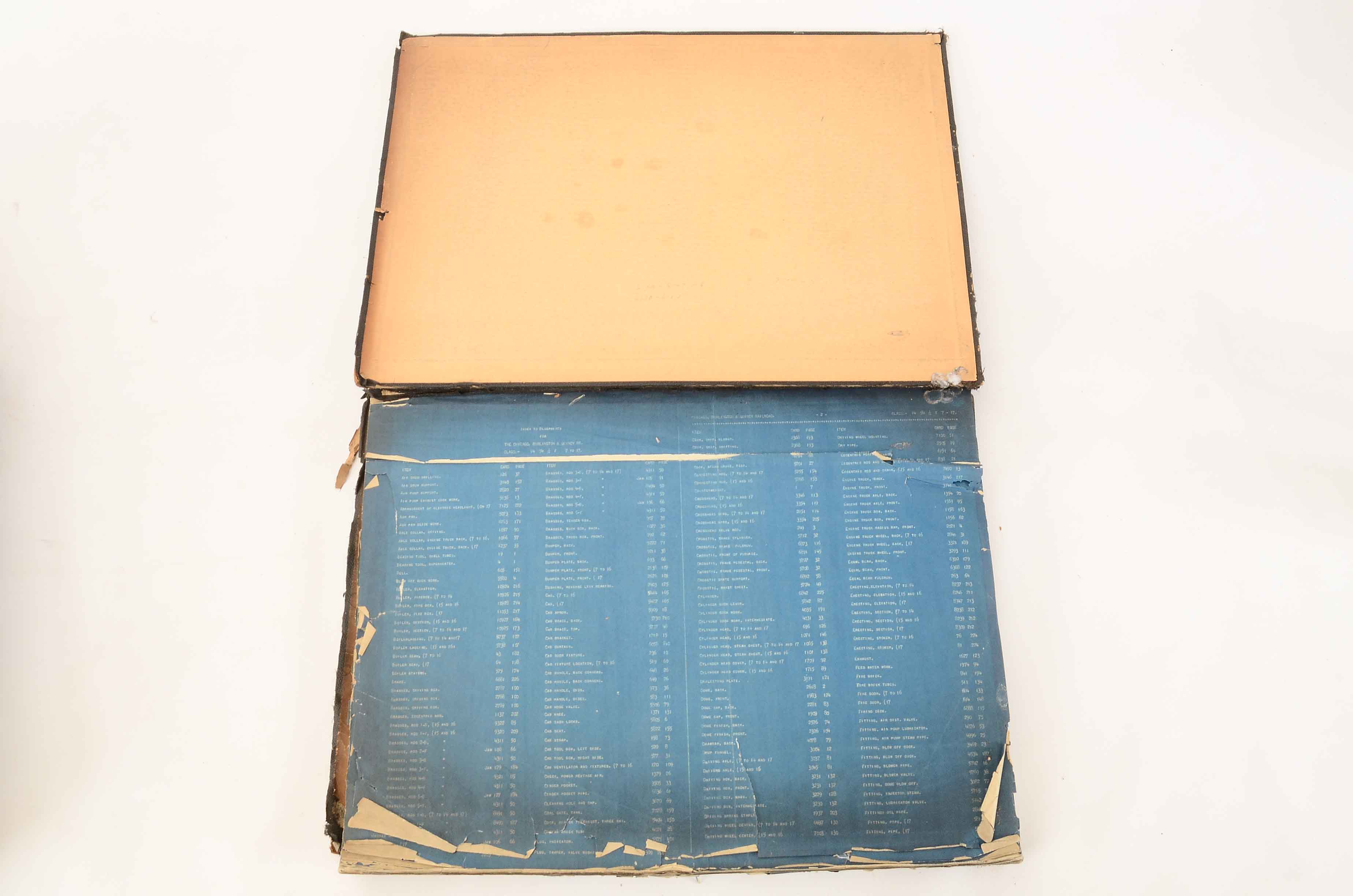 Baldwin Locomotive Works Bound Schematics for the M-2 Class 2-10-2 Locomotive