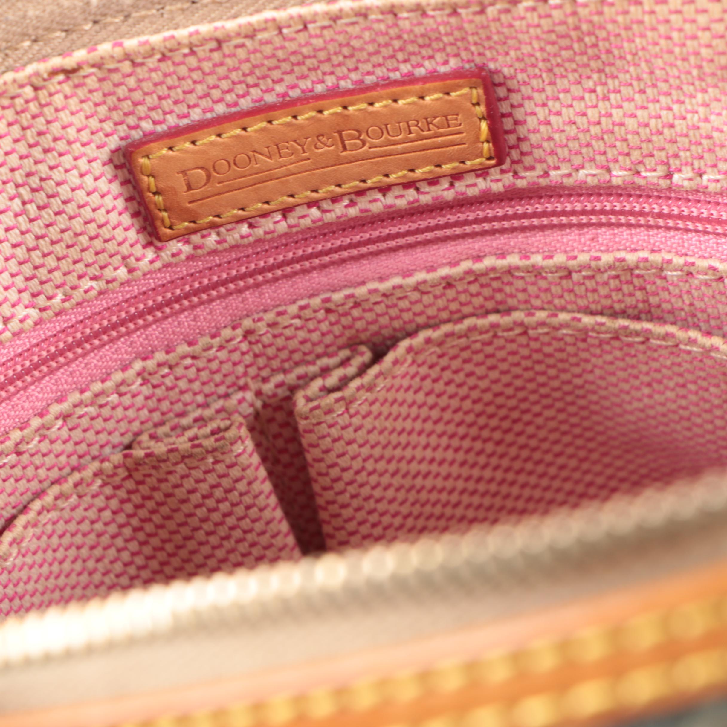 Dooney & Bourke Coated Canvas and Leather Satchel