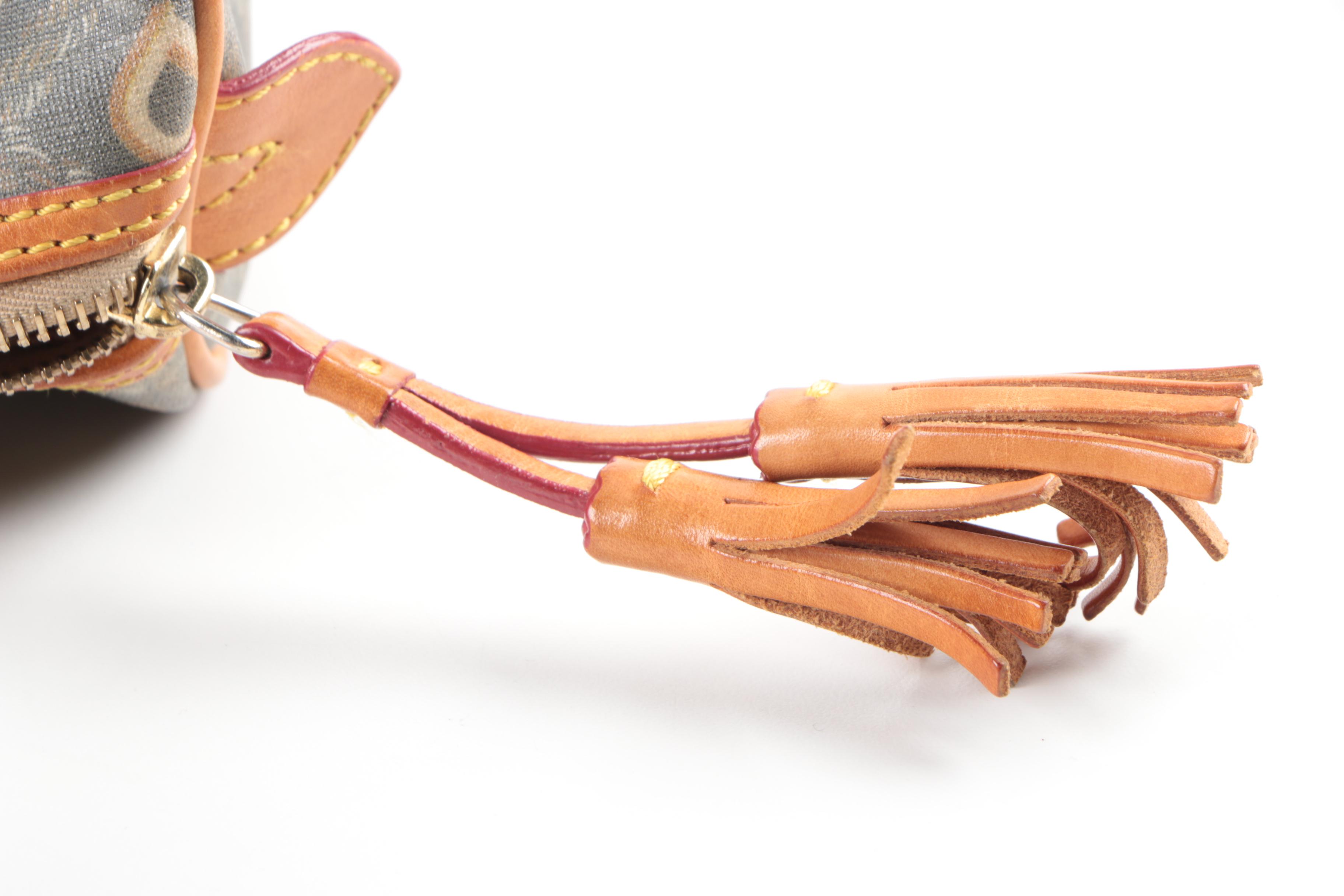 Dooney & Bourke Coated Canvas and Leather Satchel