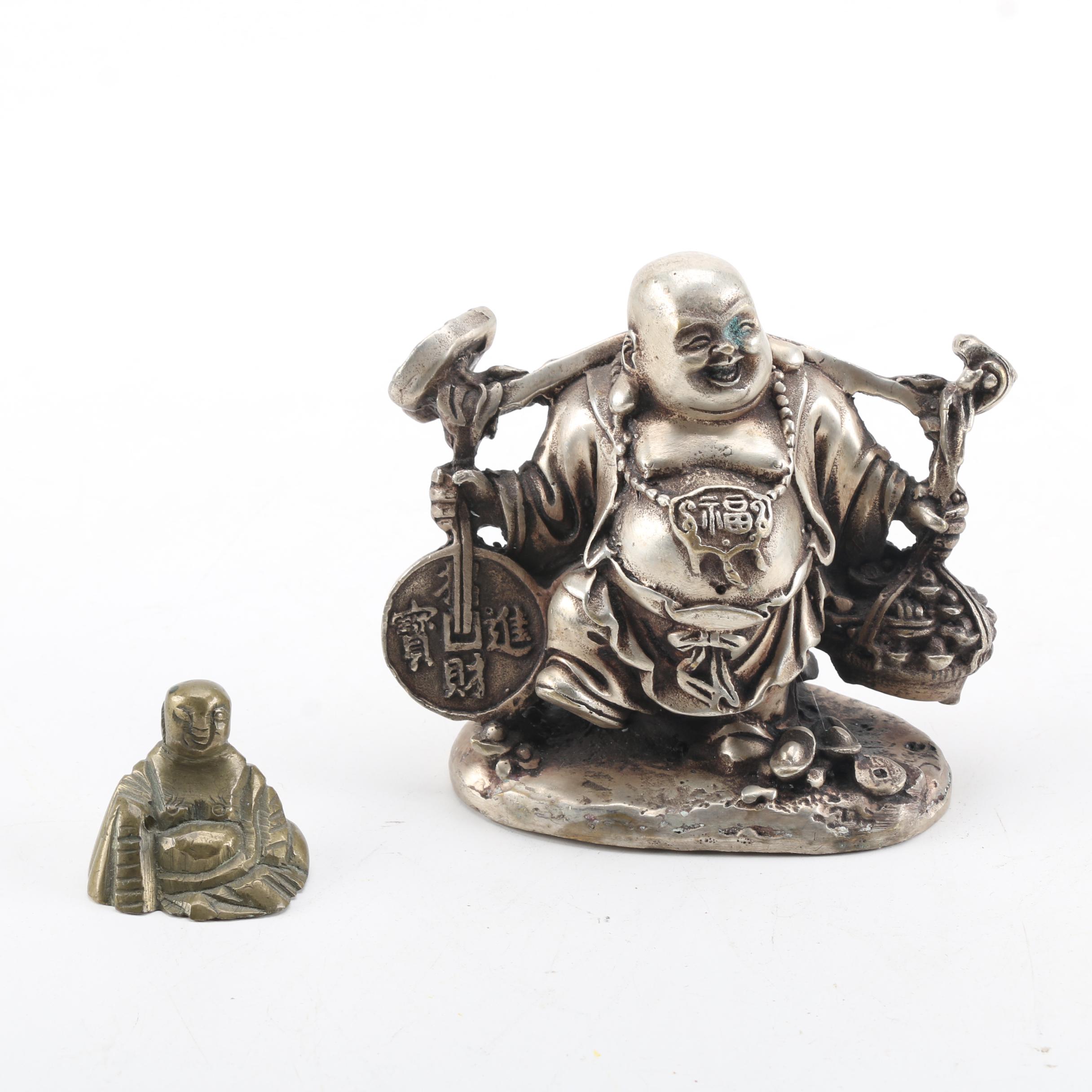 Brass and Metal Budai Figurines