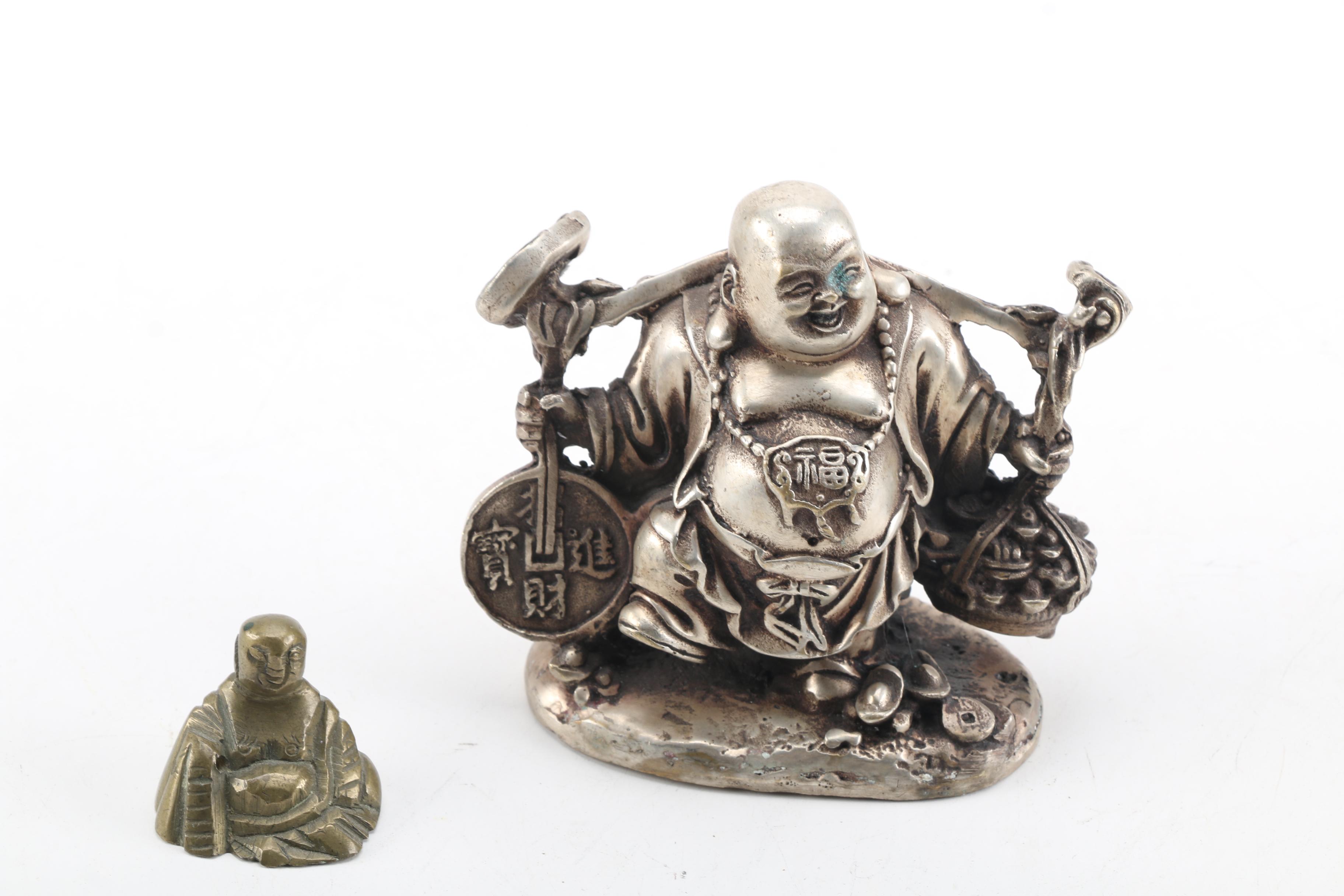 Brass and Metal Budai Figurines