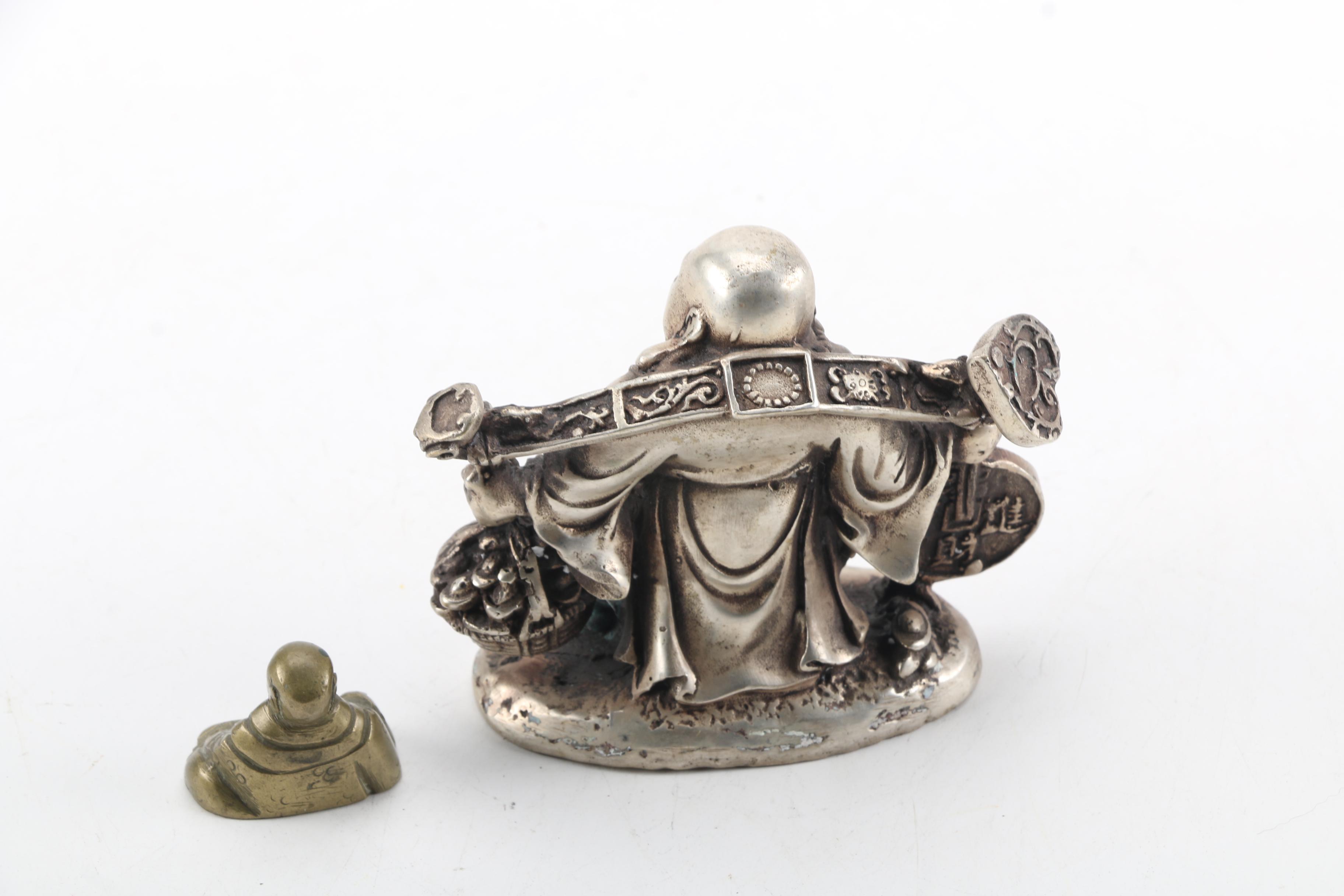 Brass and Metal Budai Figurines