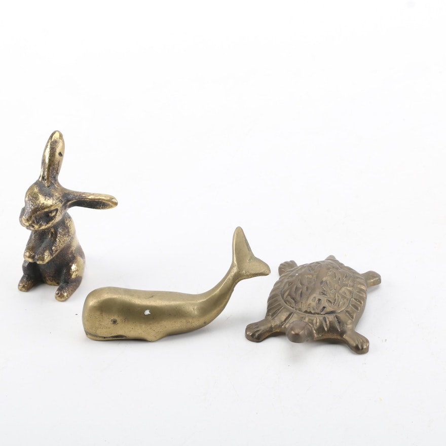 Vintage Brass Animal Figurines
