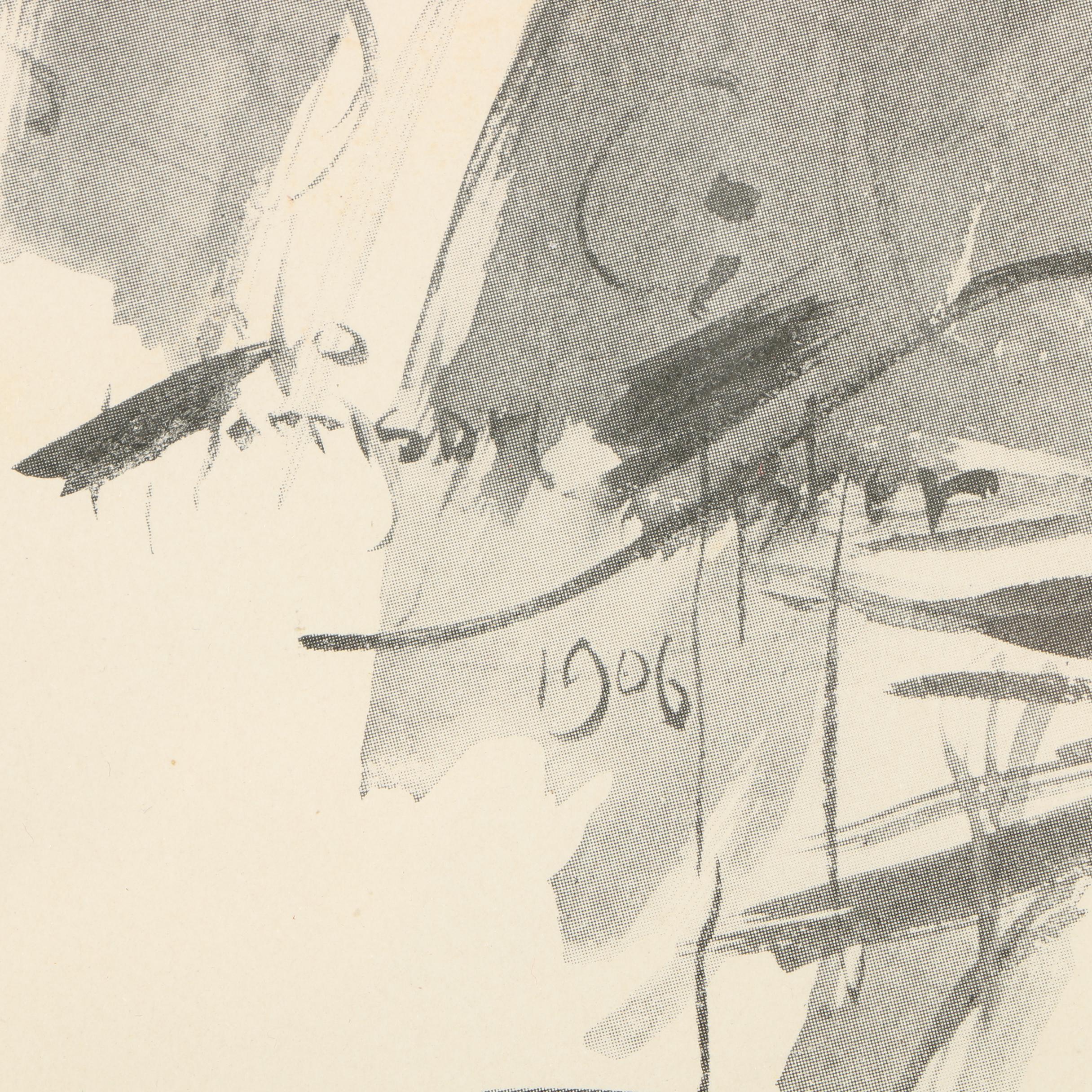 Offset Lithograph on Paper After Harrison Fisher "A Modern Eve"