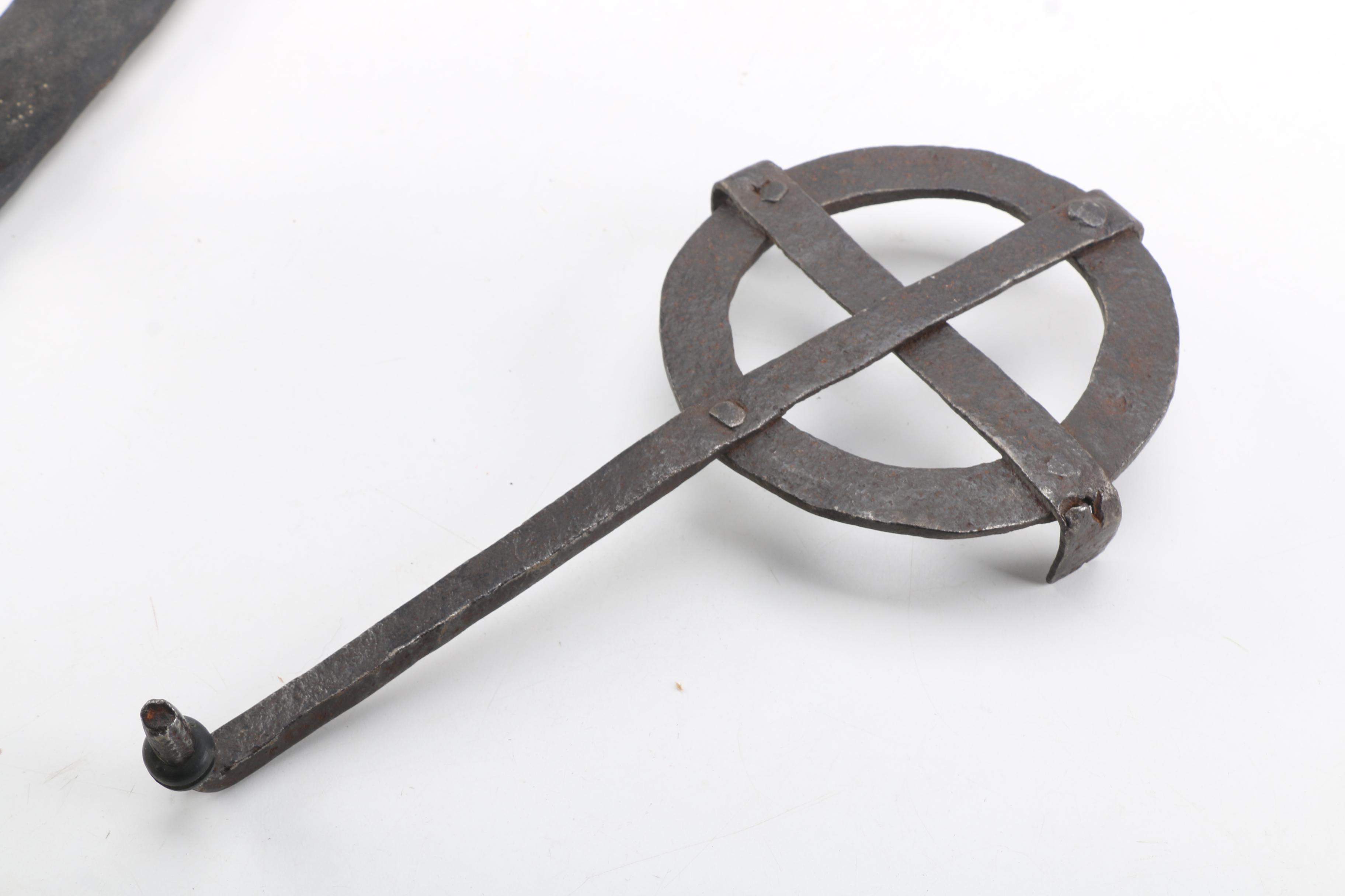 Cast Iron Candleholder and Trivet