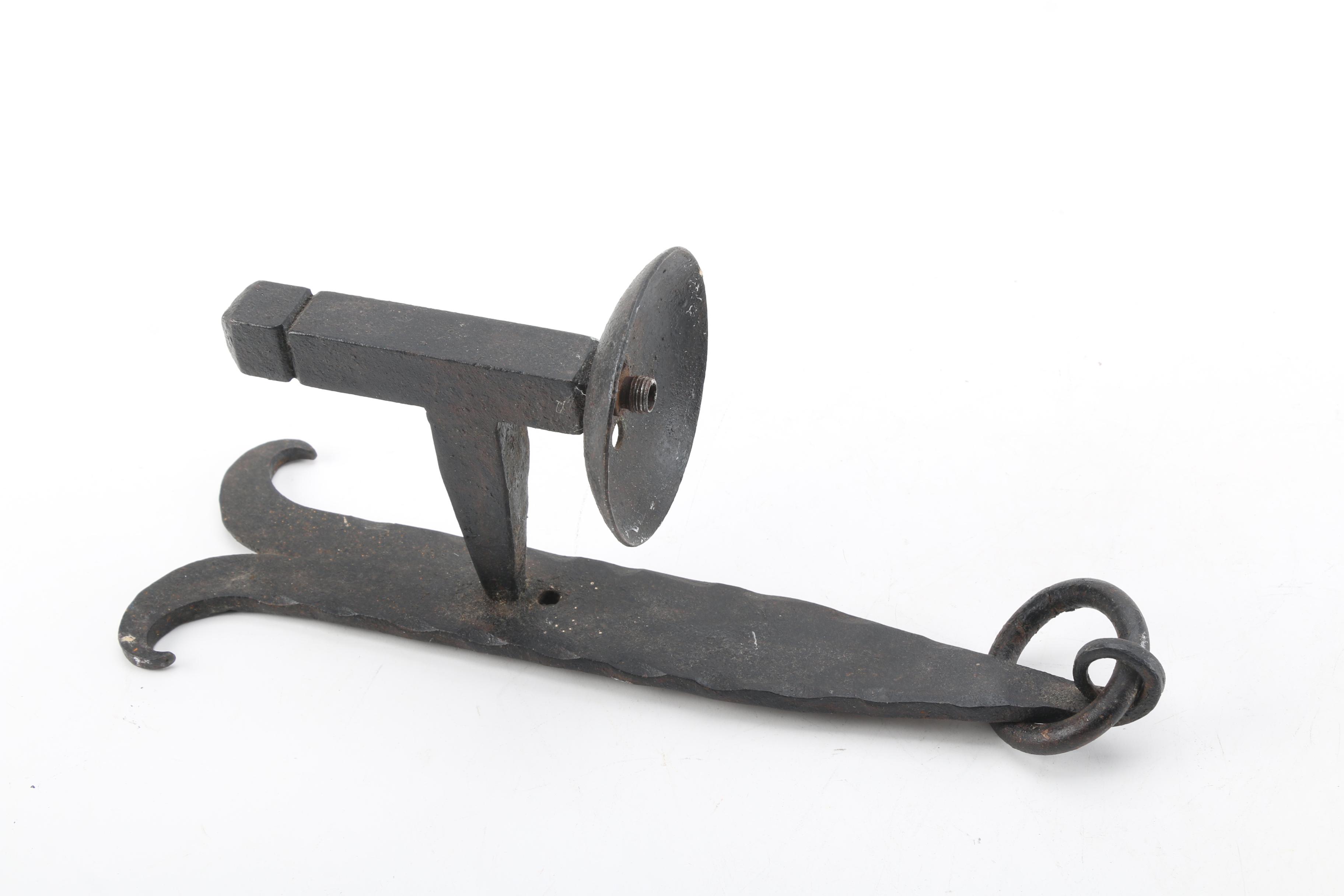 Cast Iron Candleholder and Trivet