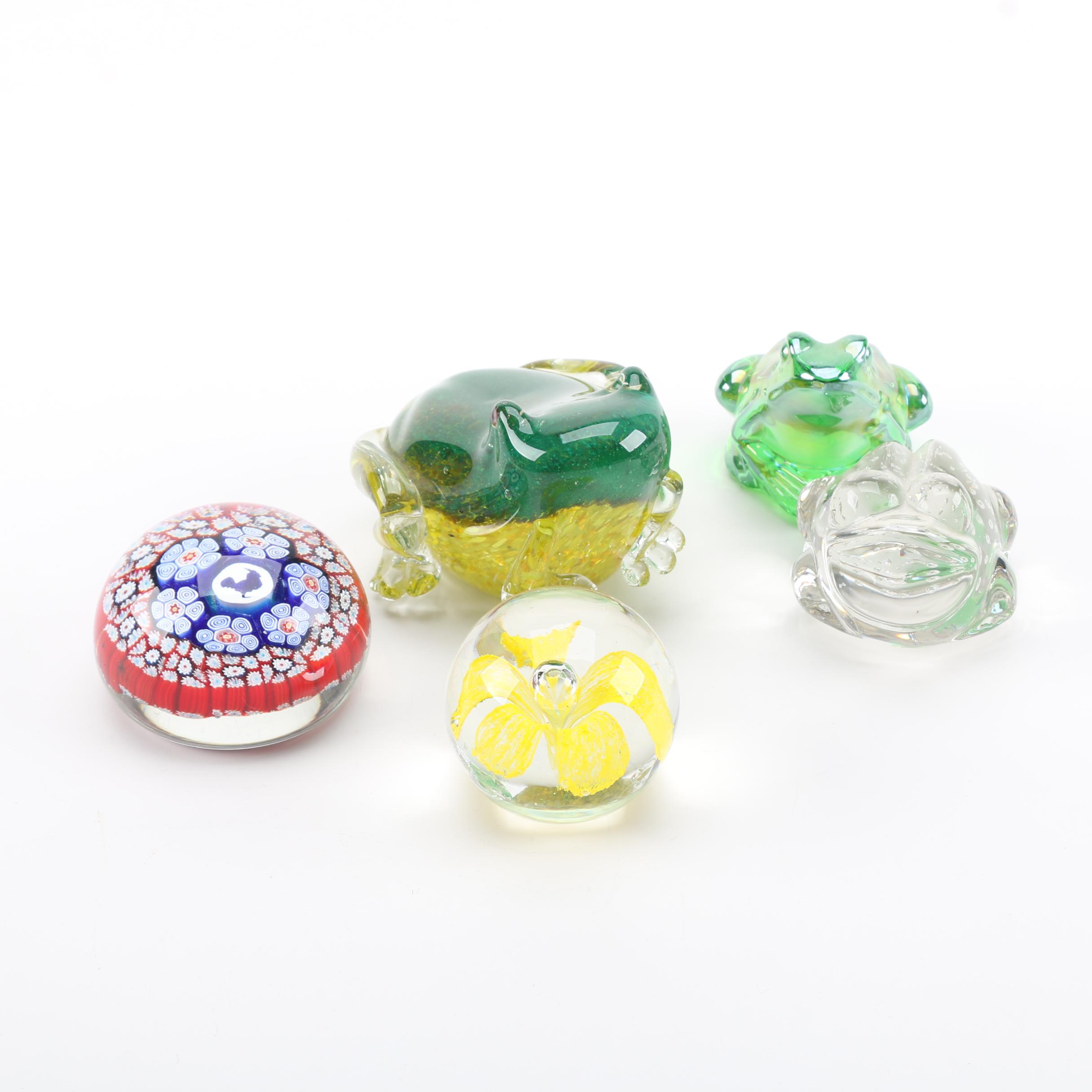 Hand Crafted Art Glass Paperweights