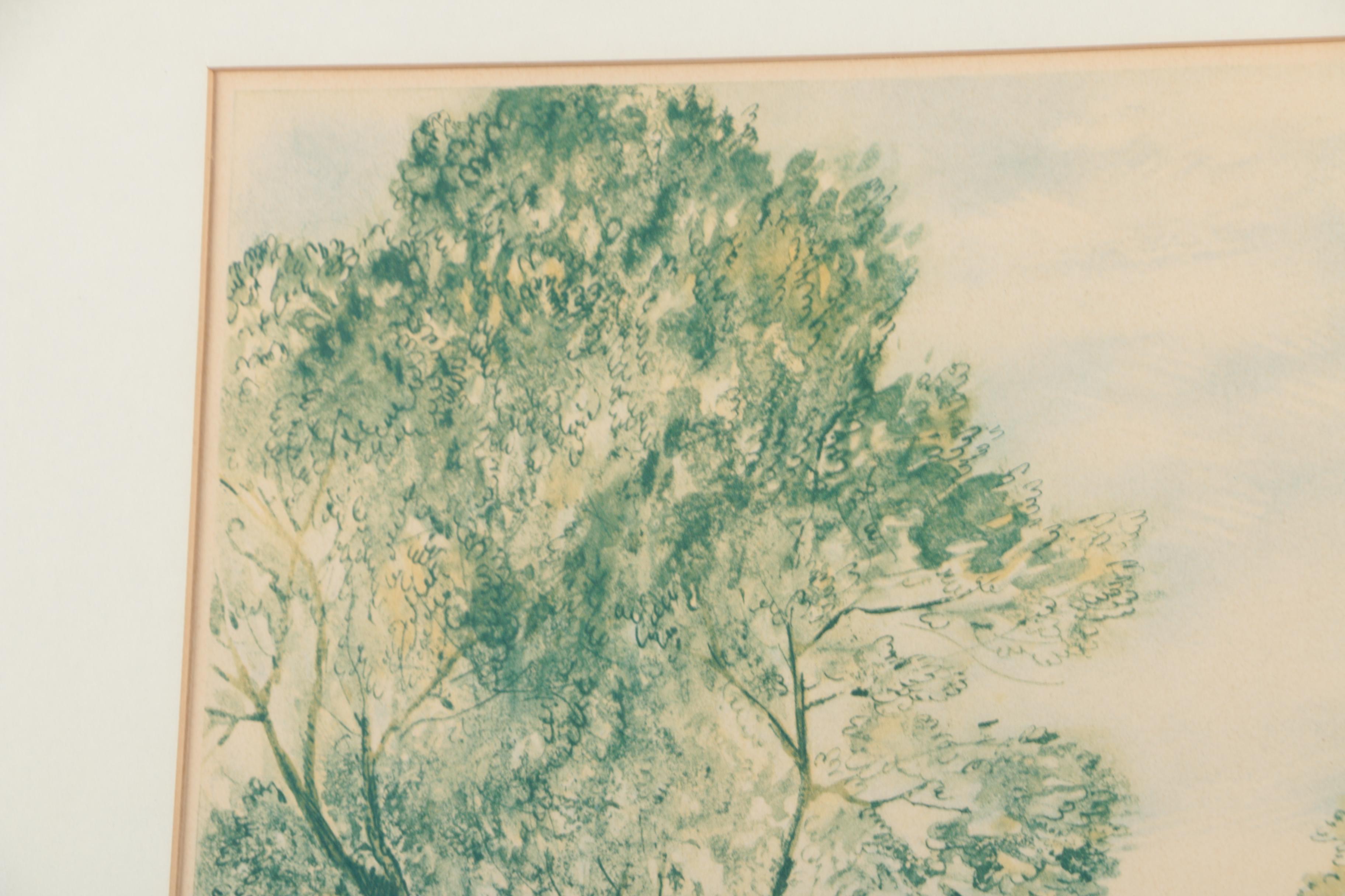 Photogravure on Paper After Lucien Latrier "Chateau Pres de Ruán"