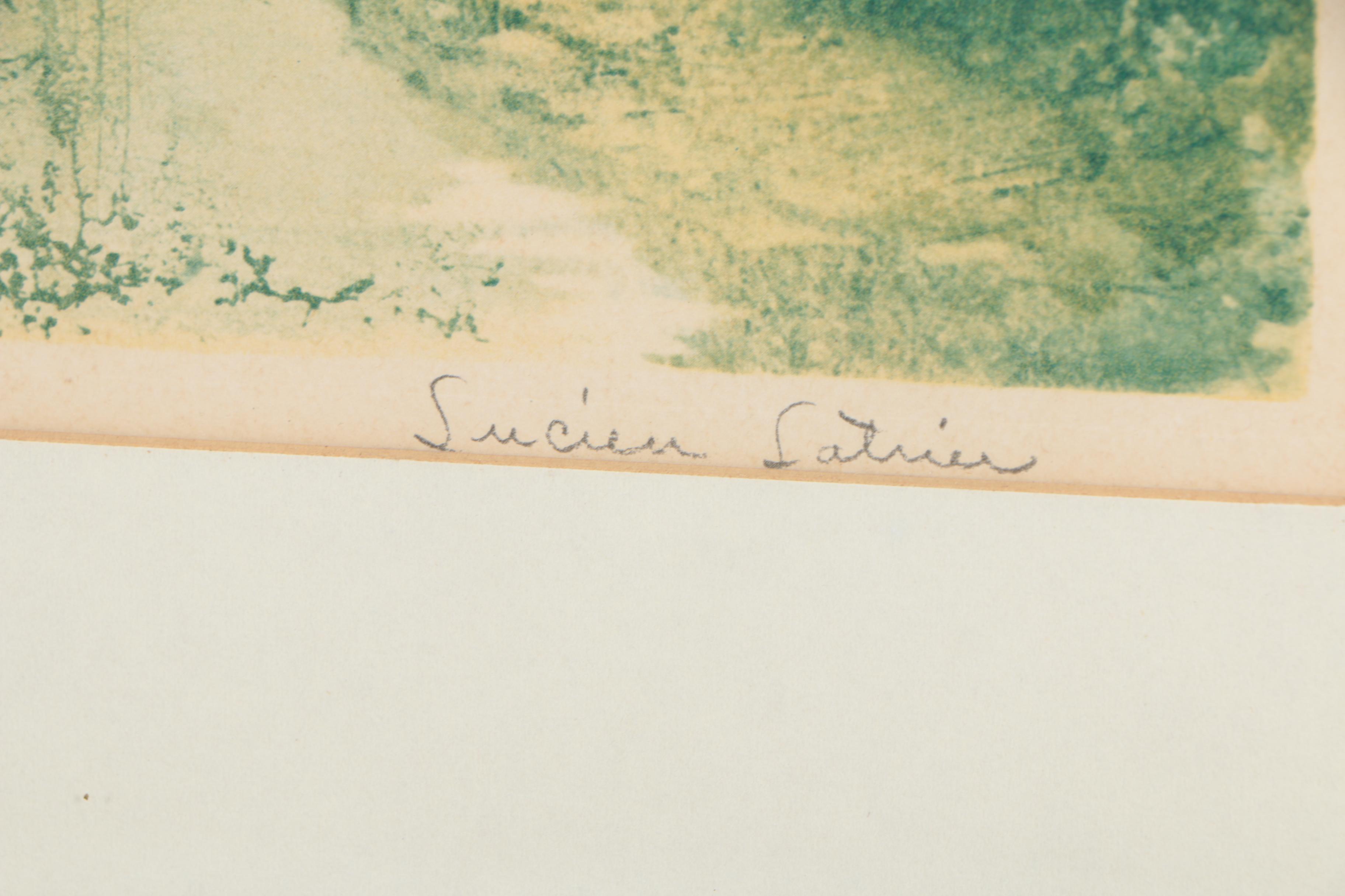 Photogravure on Paper After Lucien Latrier "Chateau Pres de Ruán"