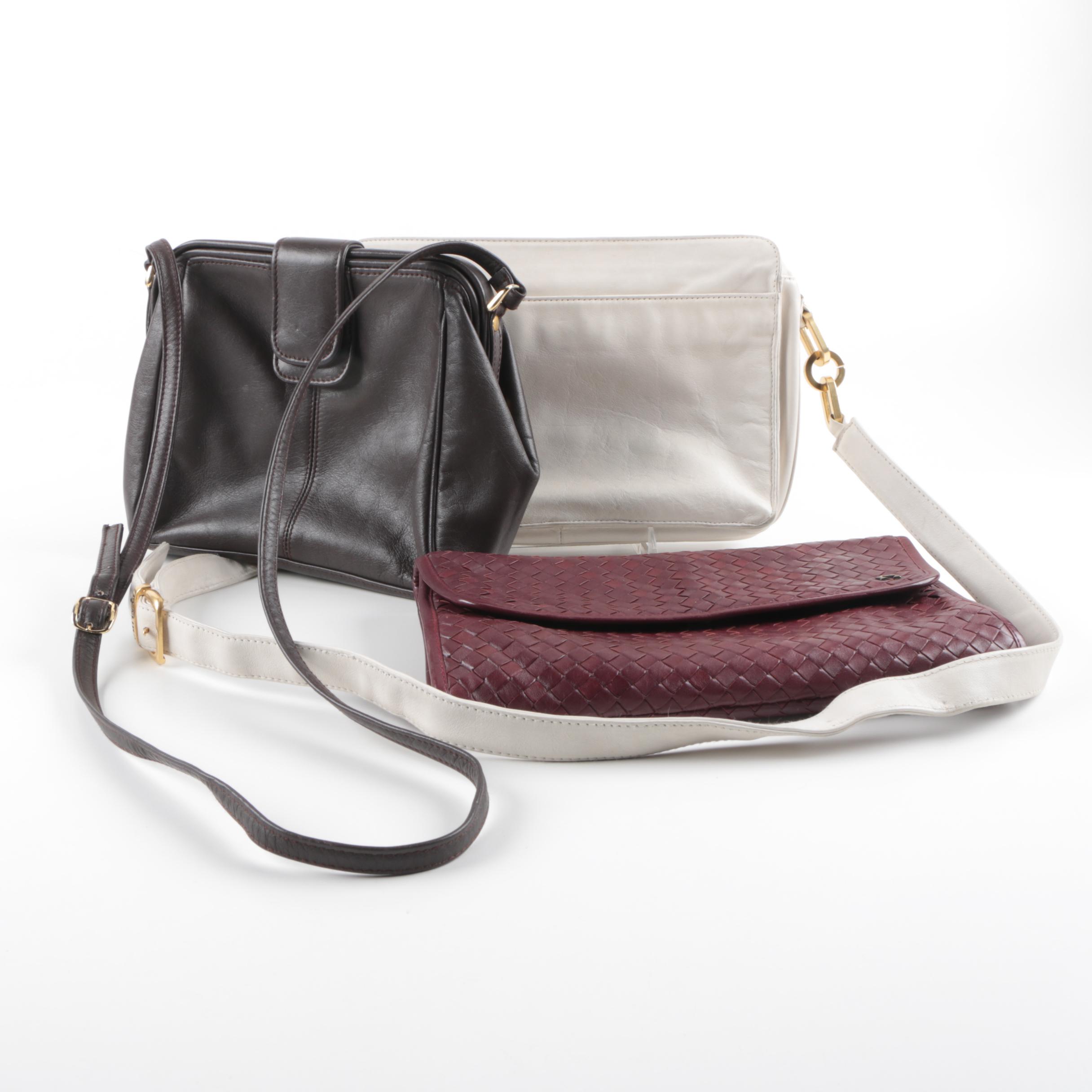 Leather Handbags Including Etienne Aigner