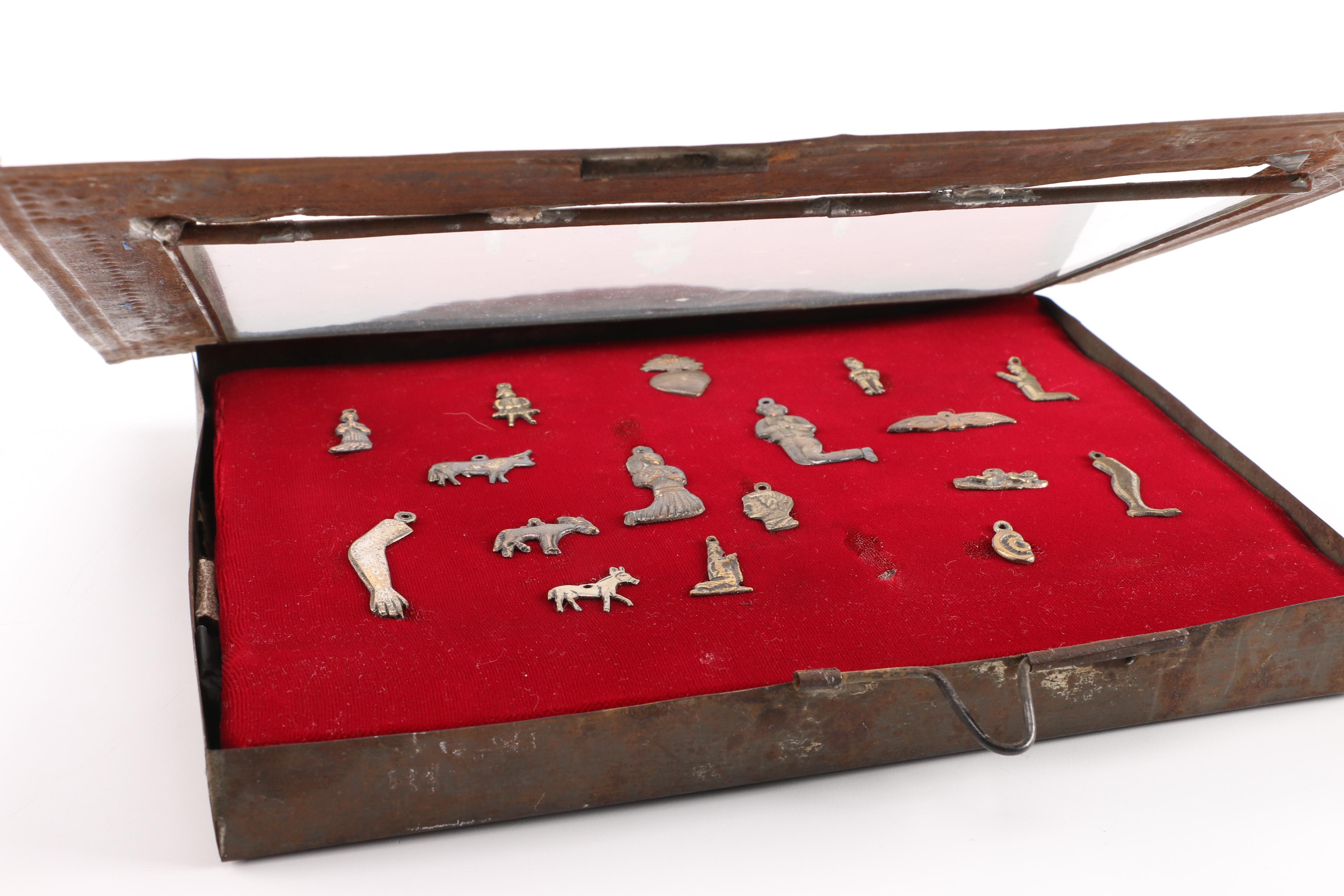 Milagros in Copper Frame