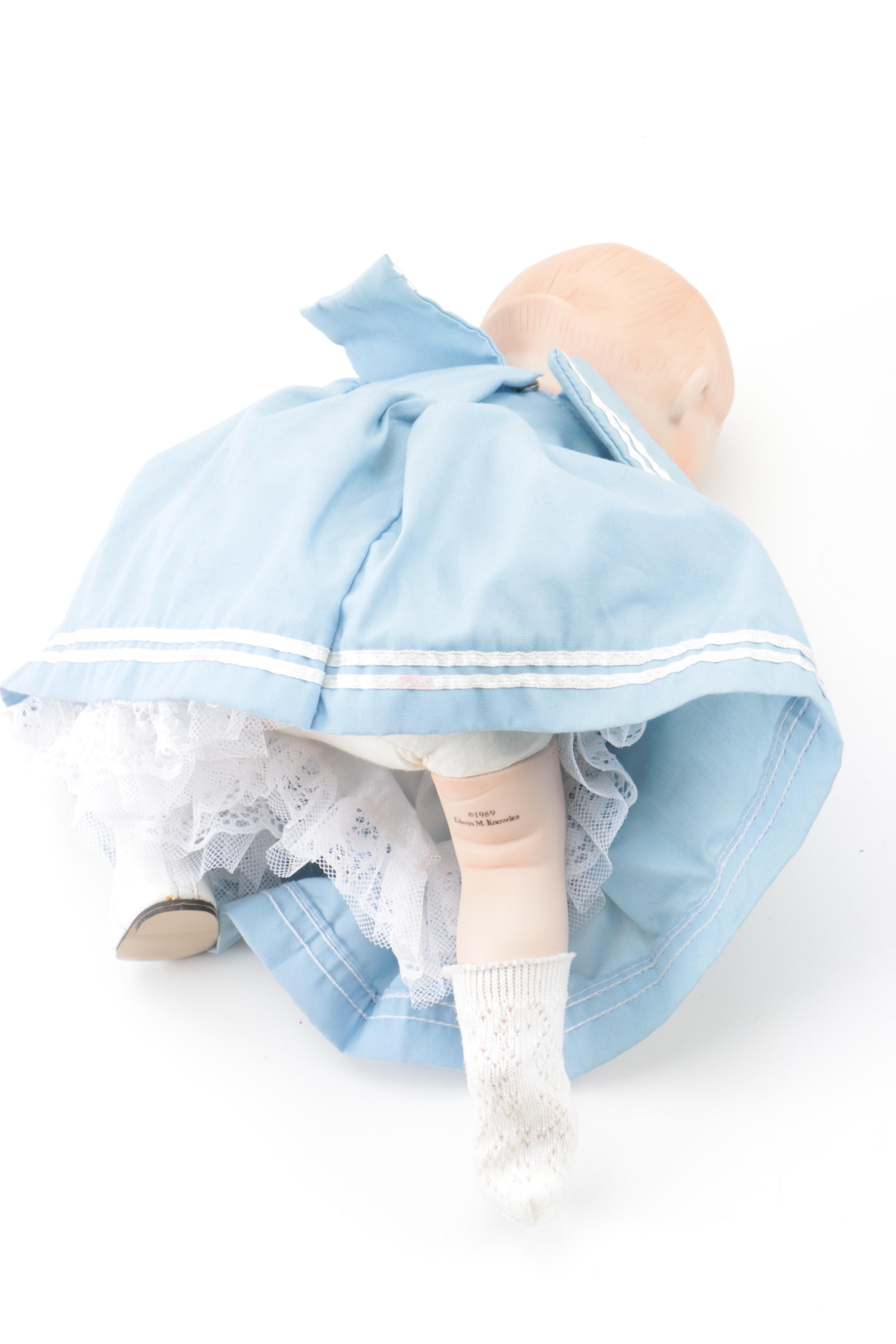 Vintage Porcelain Dolls Including Edwin M. Knowles and Yolanda Bello