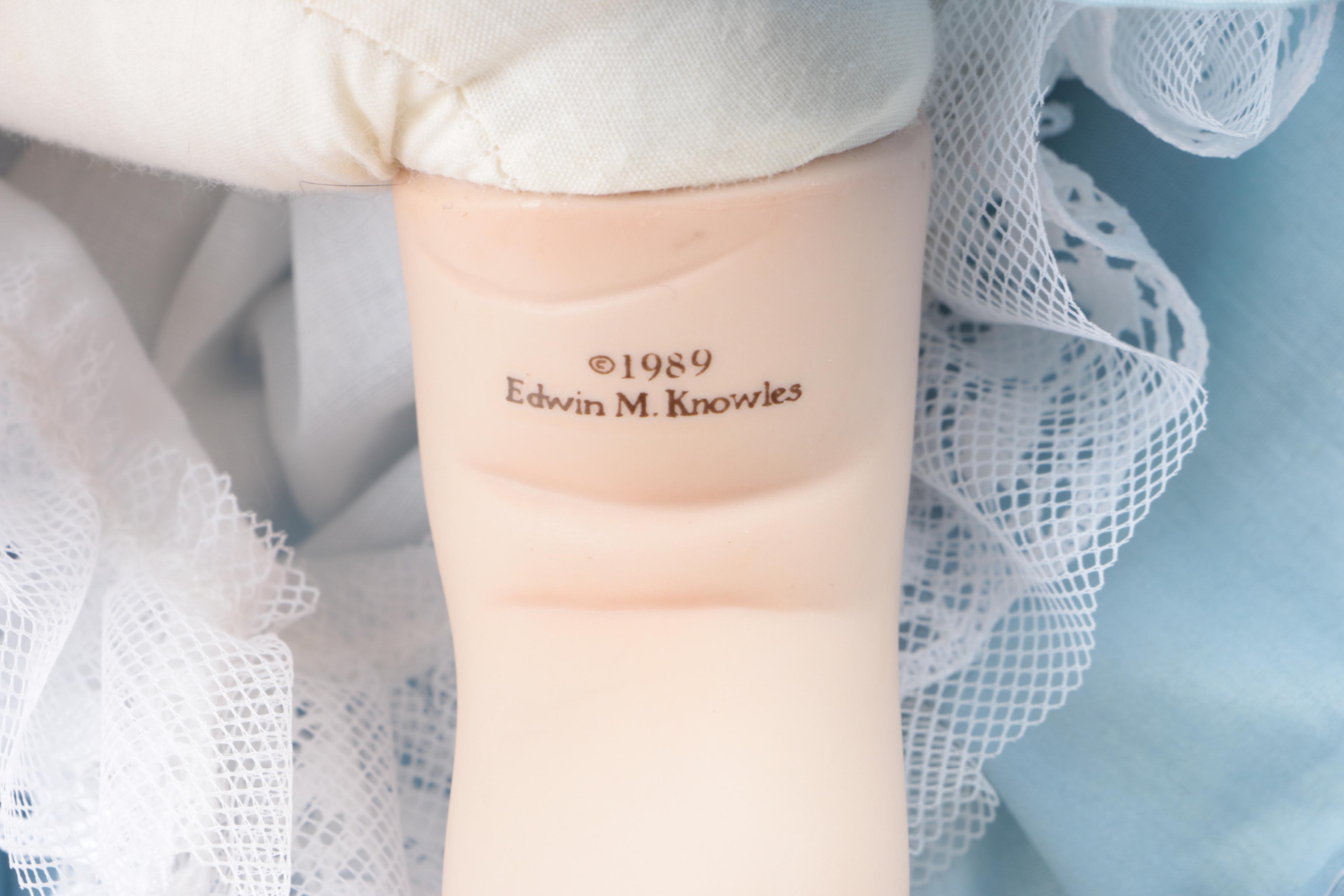 Vintage Porcelain Dolls Including Edwin M. Knowles and Yolanda Bello