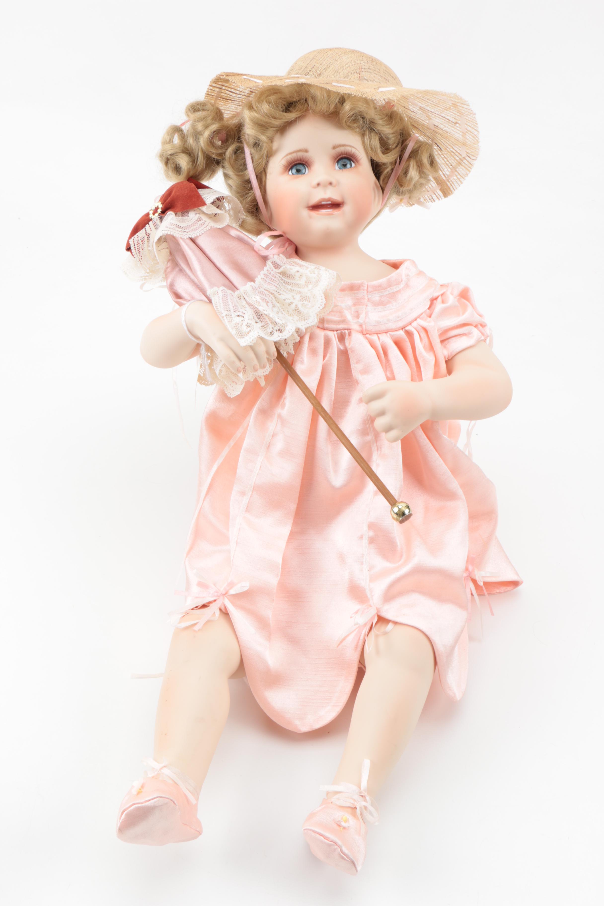 Vintage Porcelain Dolls Including Edwin M. Knowles and Yolanda Bello
