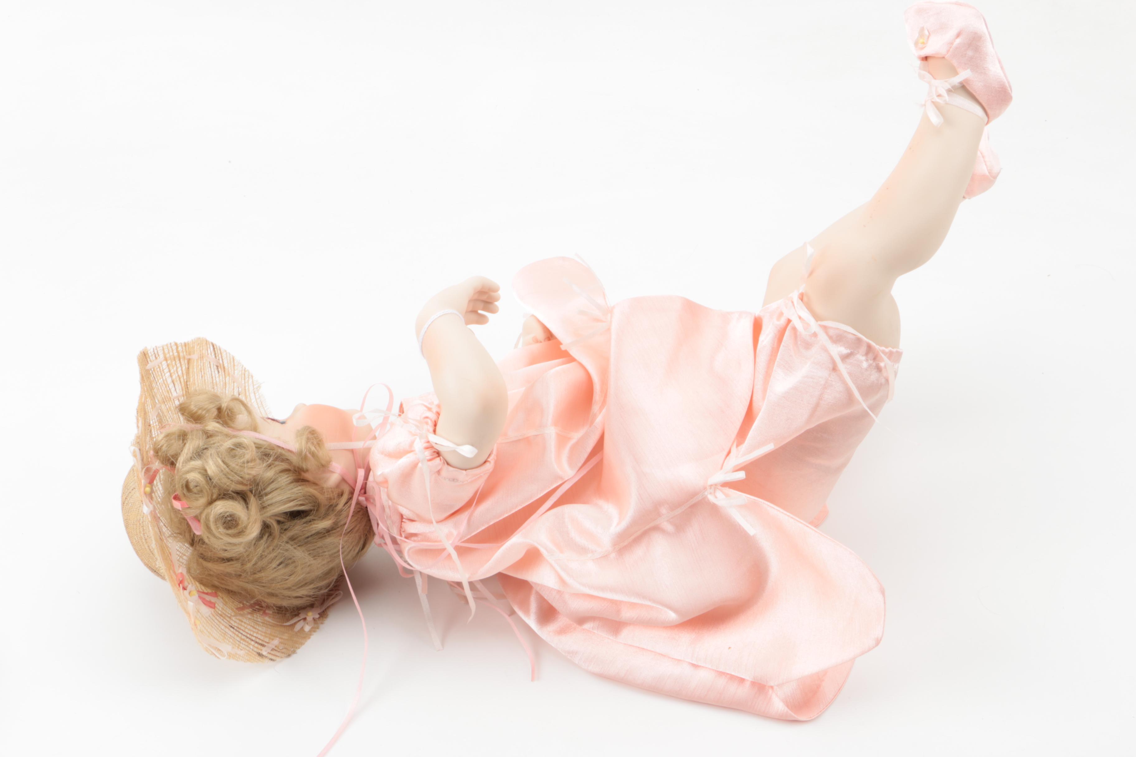 Vintage Porcelain Dolls Including Edwin M. Knowles and Yolanda Bello