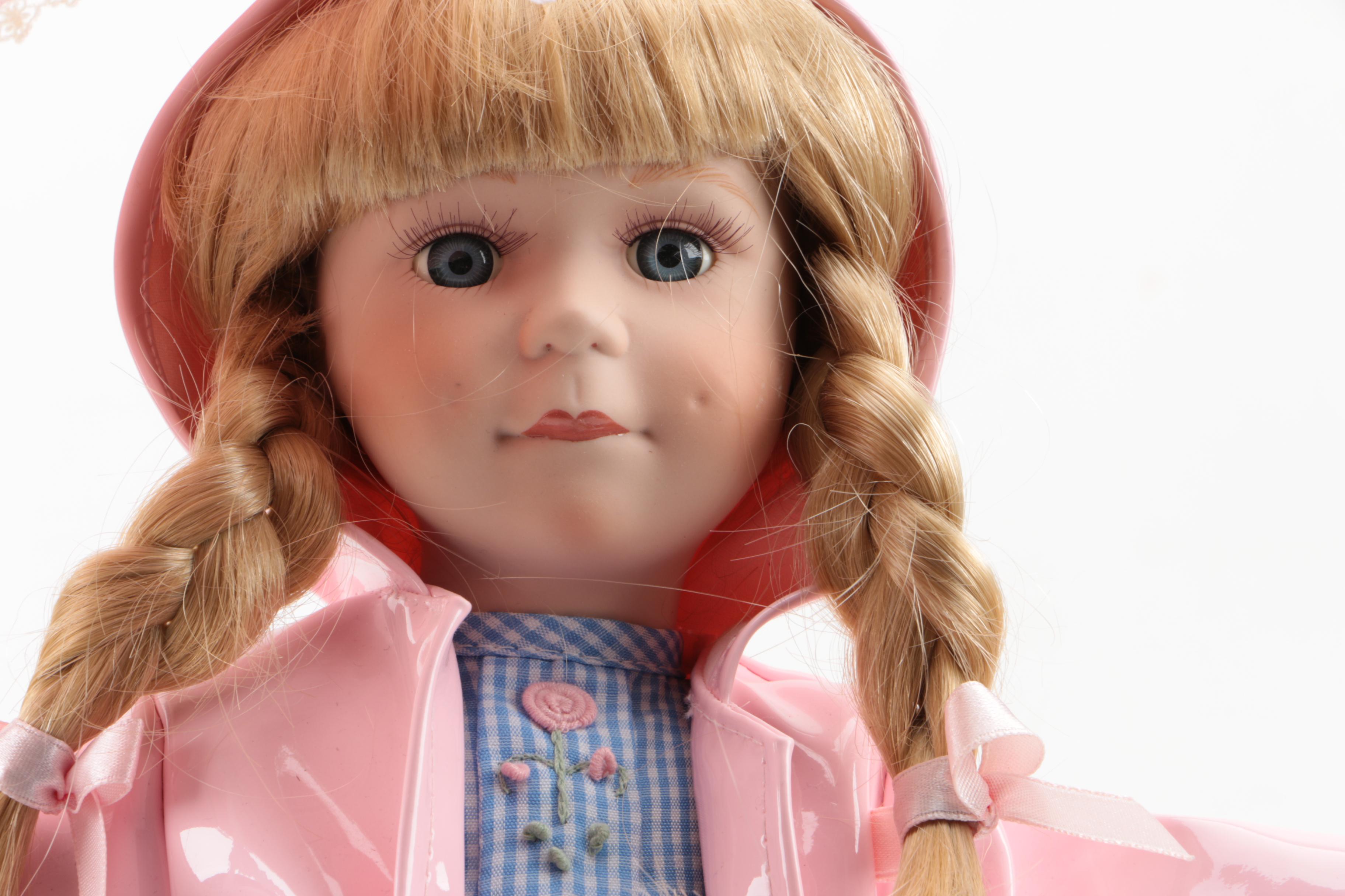 Vintage Porcelain Dolls Including Edwin M. Knowles and Yolanda Bello