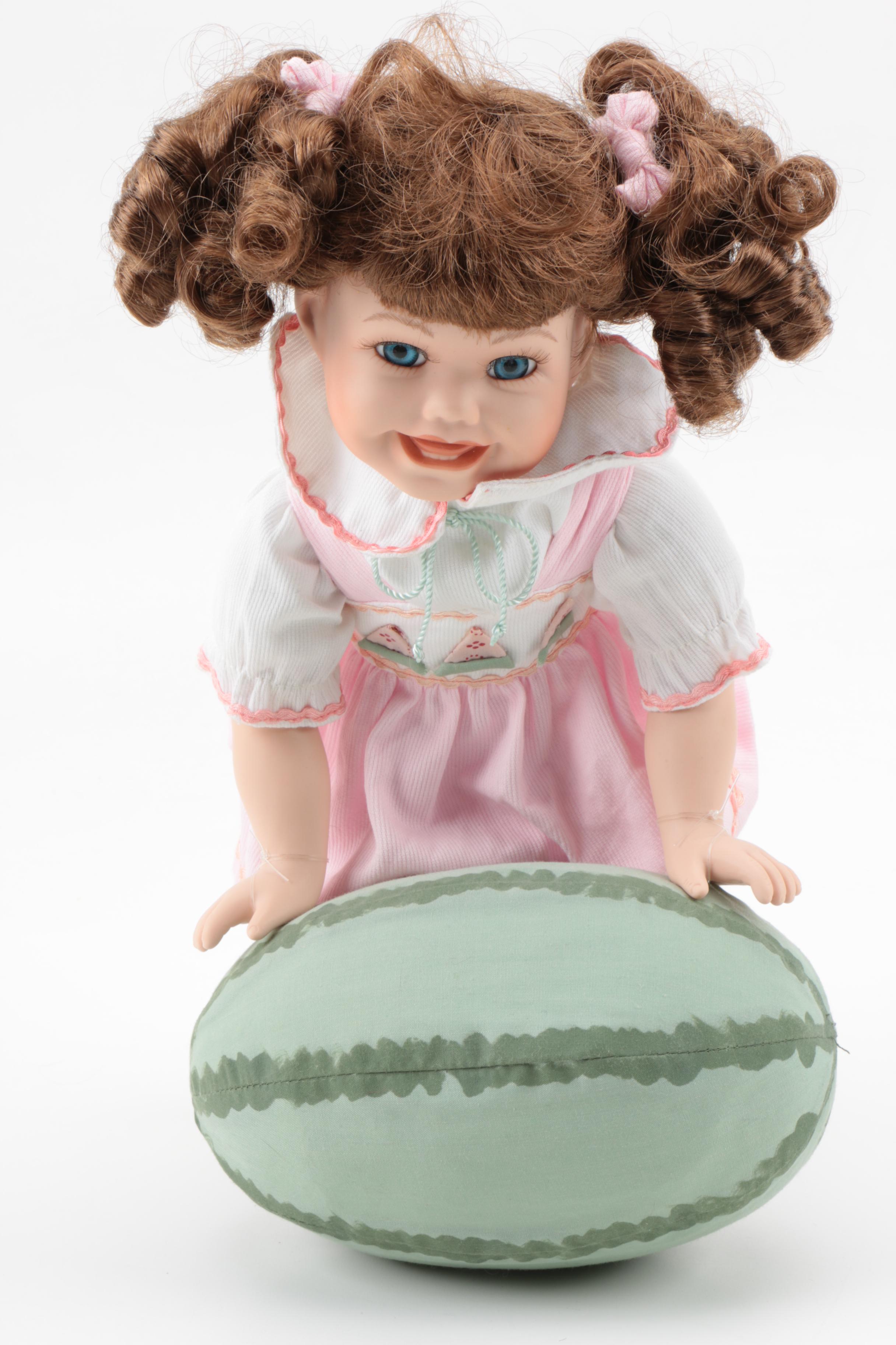 Vintage Porcelain Dolls Including Edwin M. Knowles and Yolanda Bello