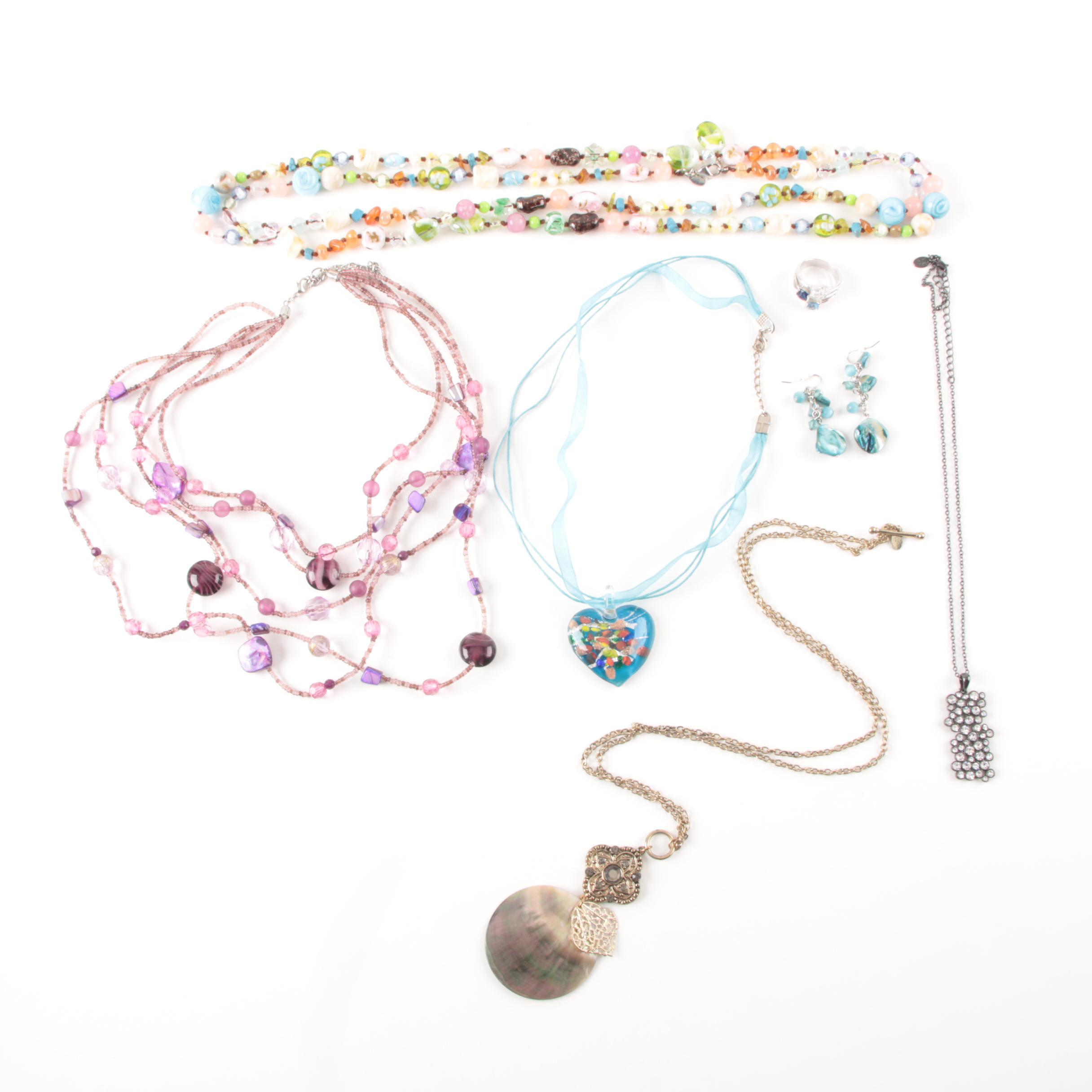 Assortment of Jewelry Including Lia Sophia
