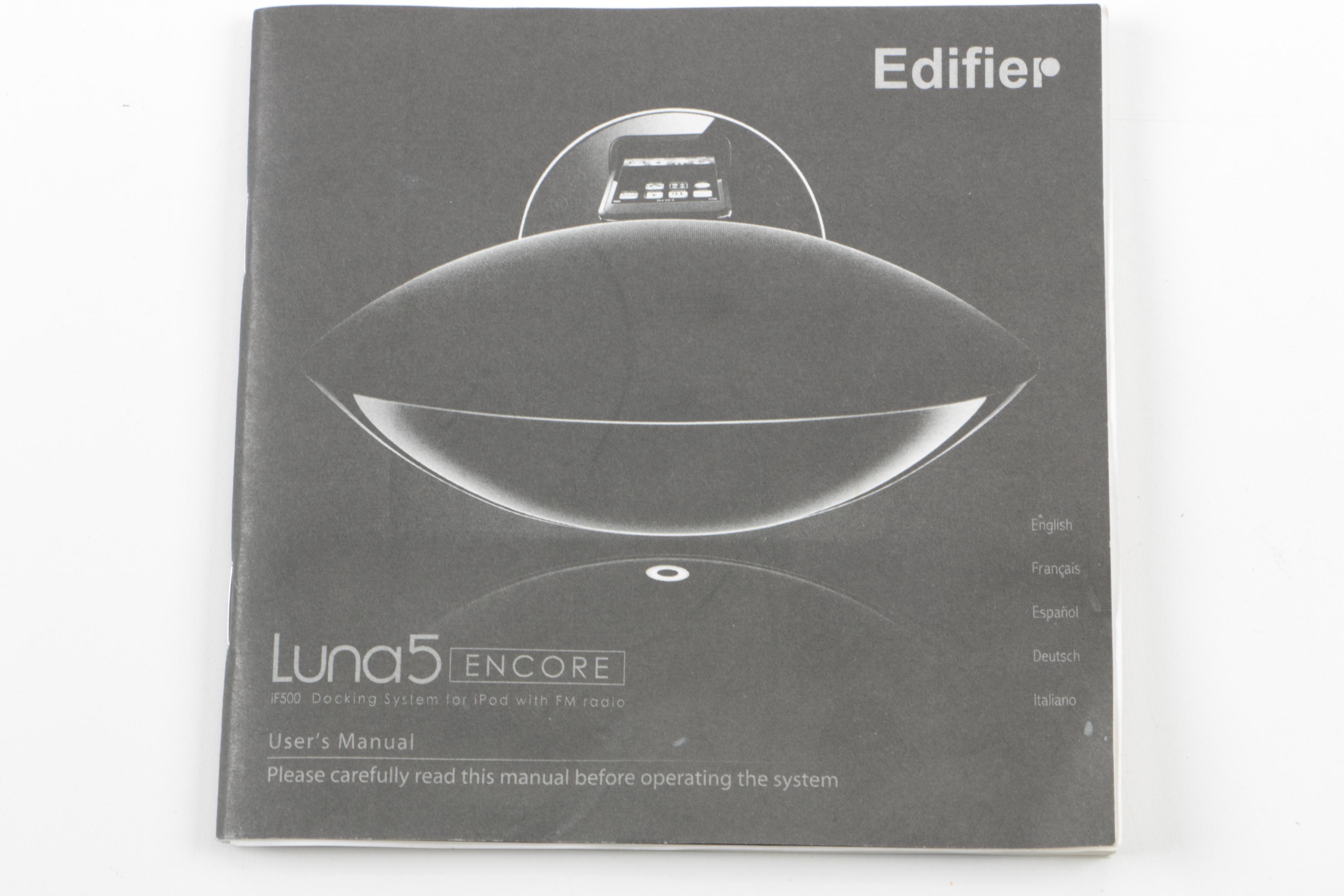 Edifier "Luna 5 Encore" Speaker Dock for 30-Pin Apple Products