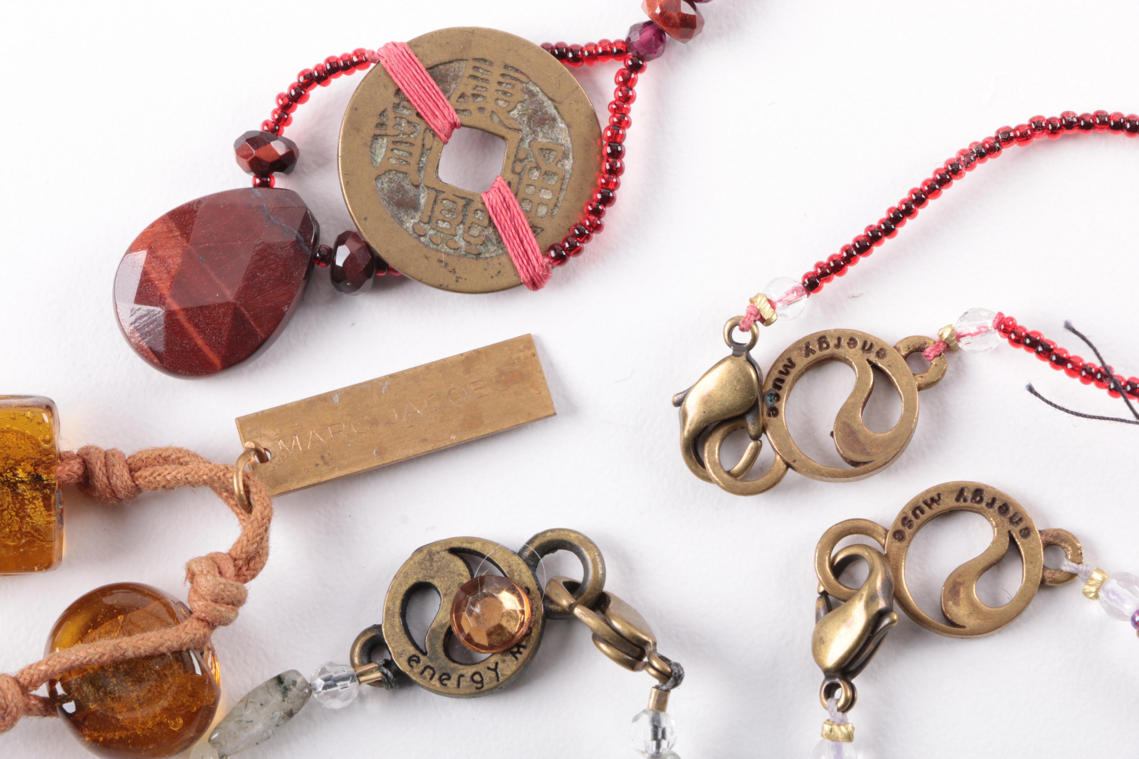 Bead and Stone Jewelry Including Michal Golan