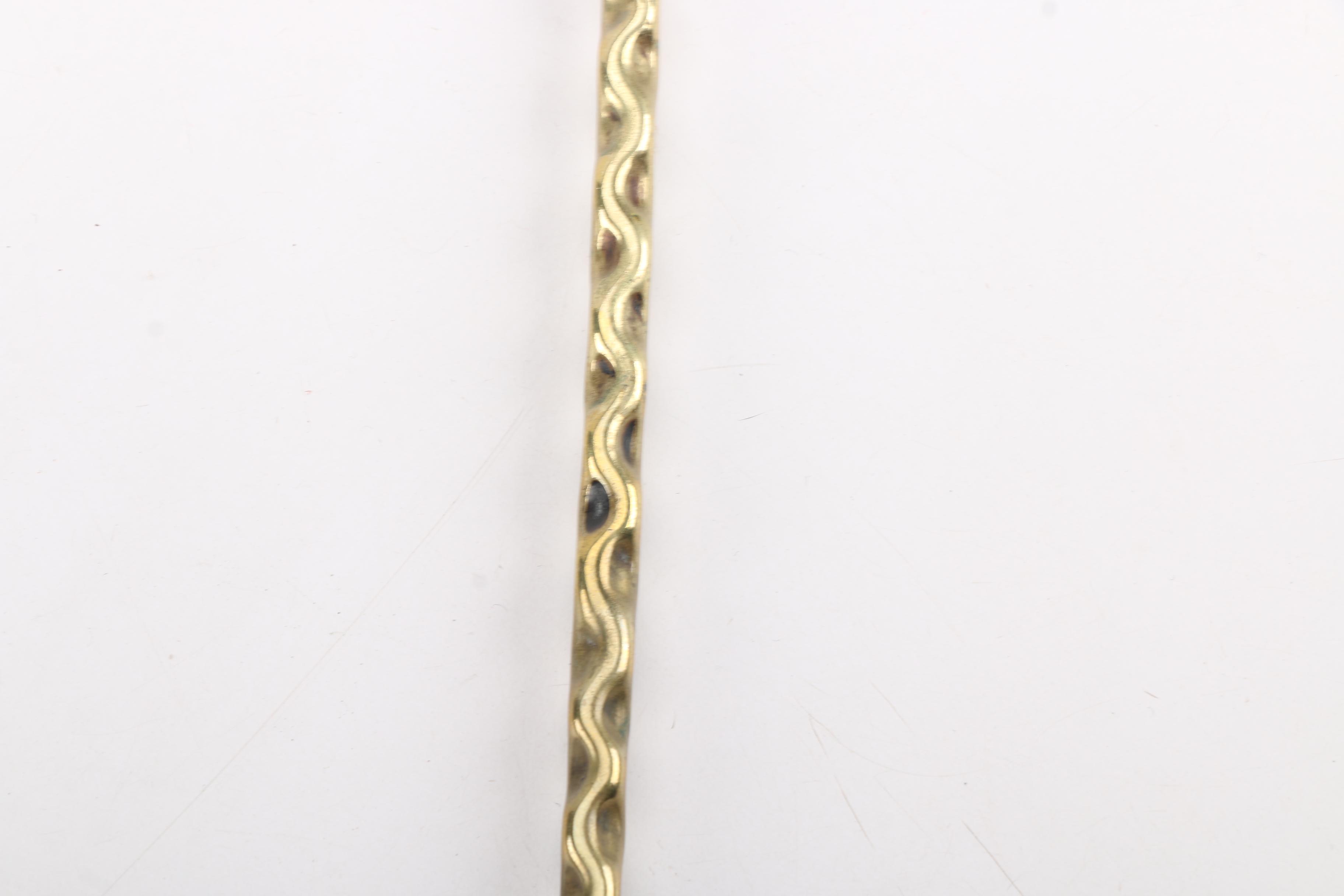 Metal Bells And Brass "Scottish Terrier" Fork