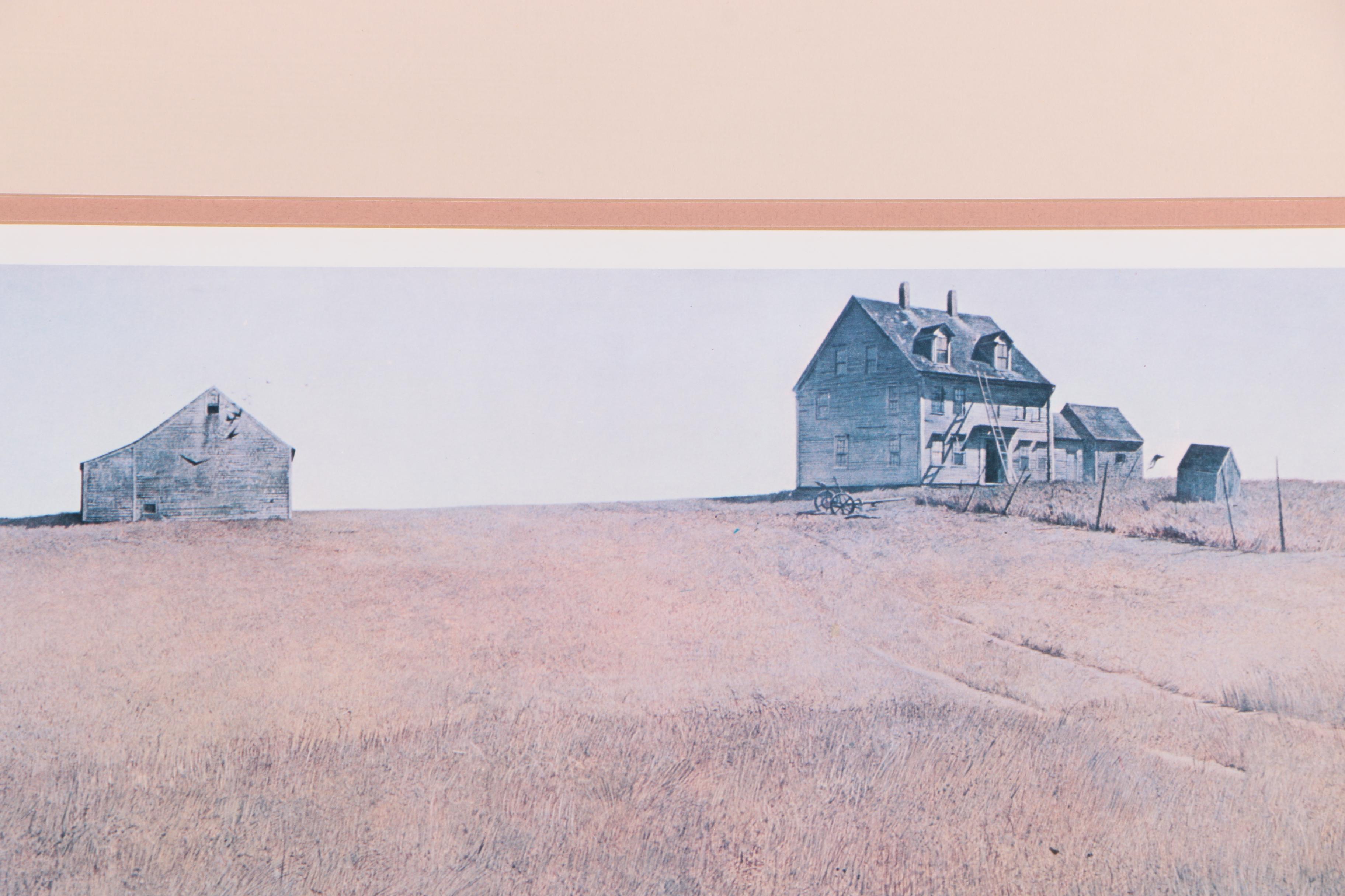 Offset Lithograph After Andrew Wyeth's "Christina's World"