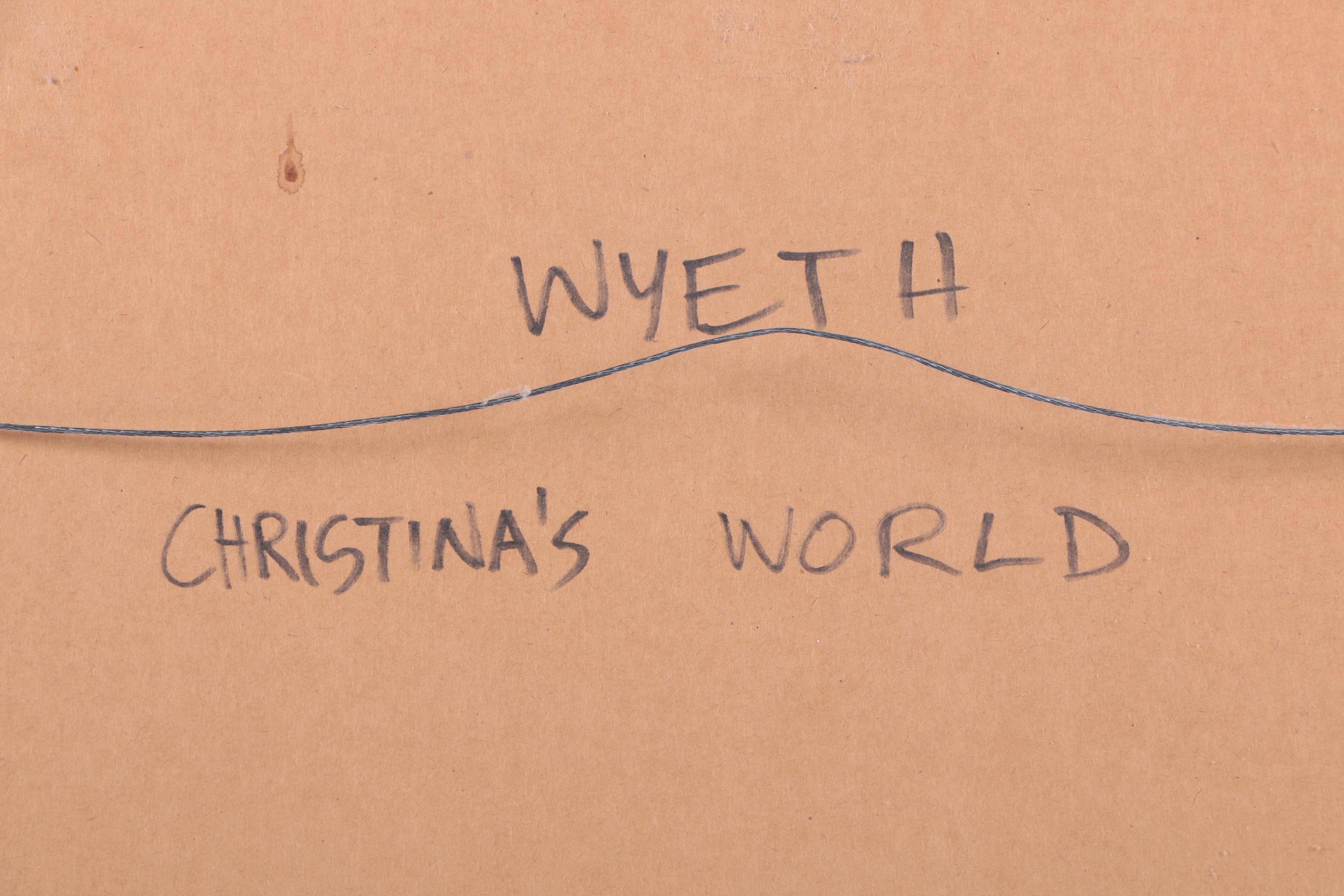 Offset Lithograph After Andrew Wyeth's "Christina's World"