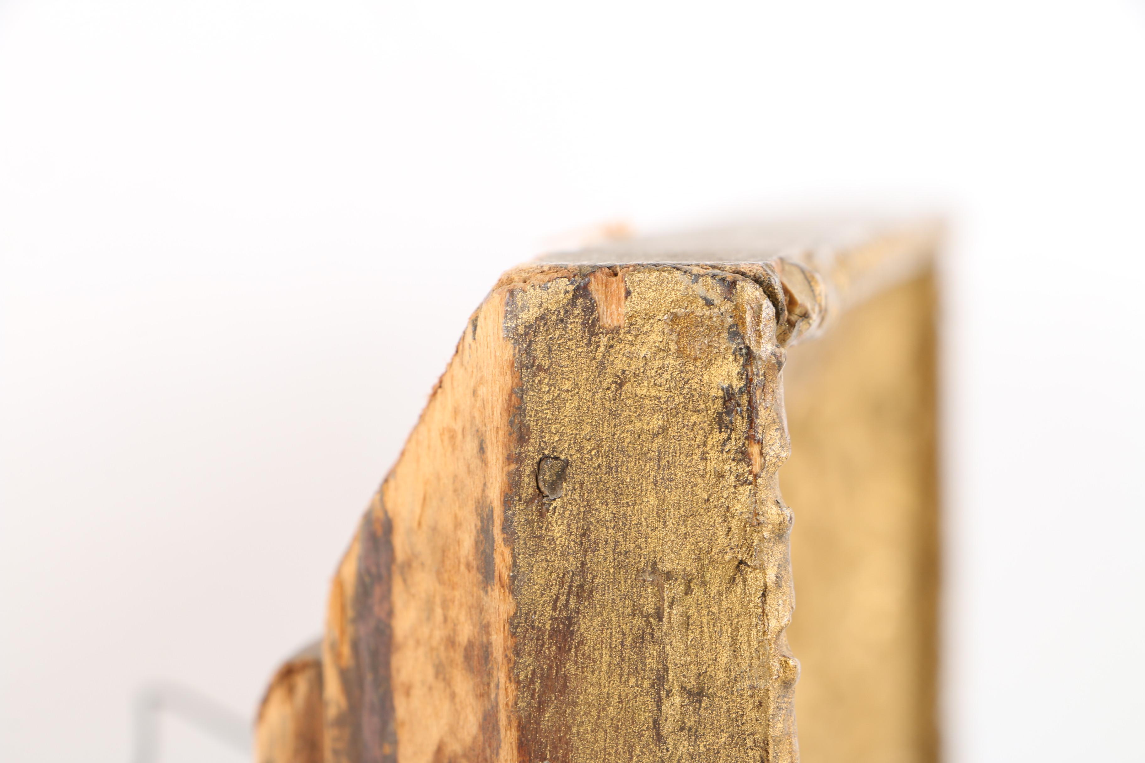 Oil Painting on Paper Board of Mountain Landscape Scene