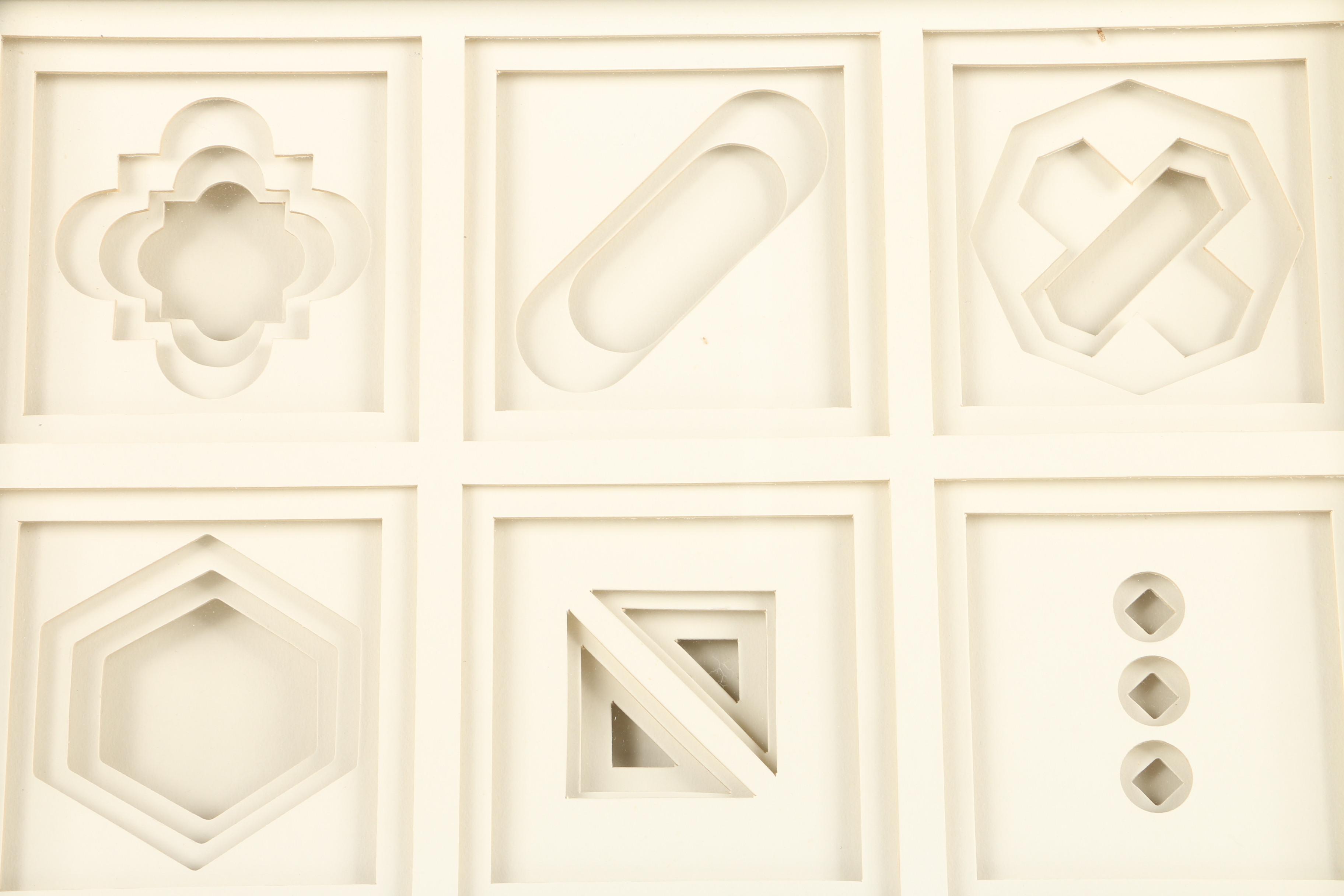 1972 Greg Copeland Cut Paper Wall Art