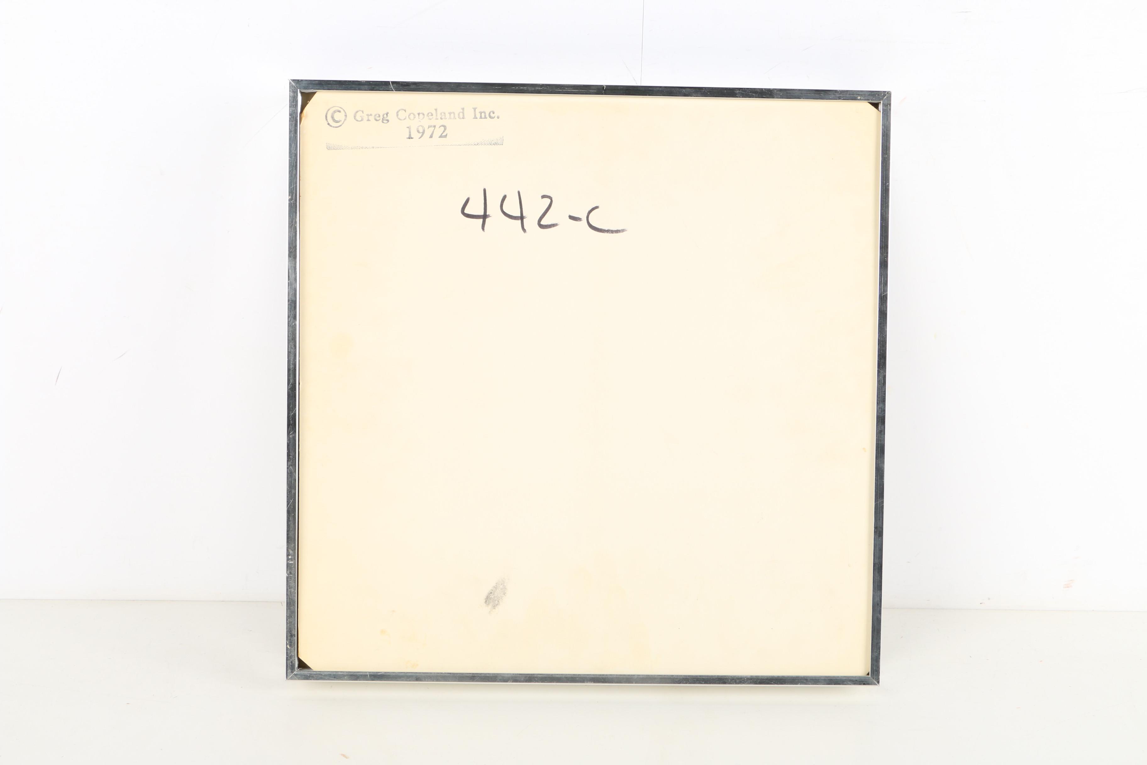 1972 Greg Copeland Cut Paper Wall Art