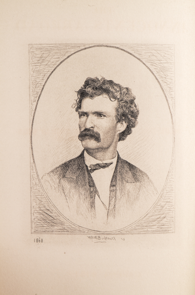 Signed "Writings of Mark Twain" Definitive Edition Book Set