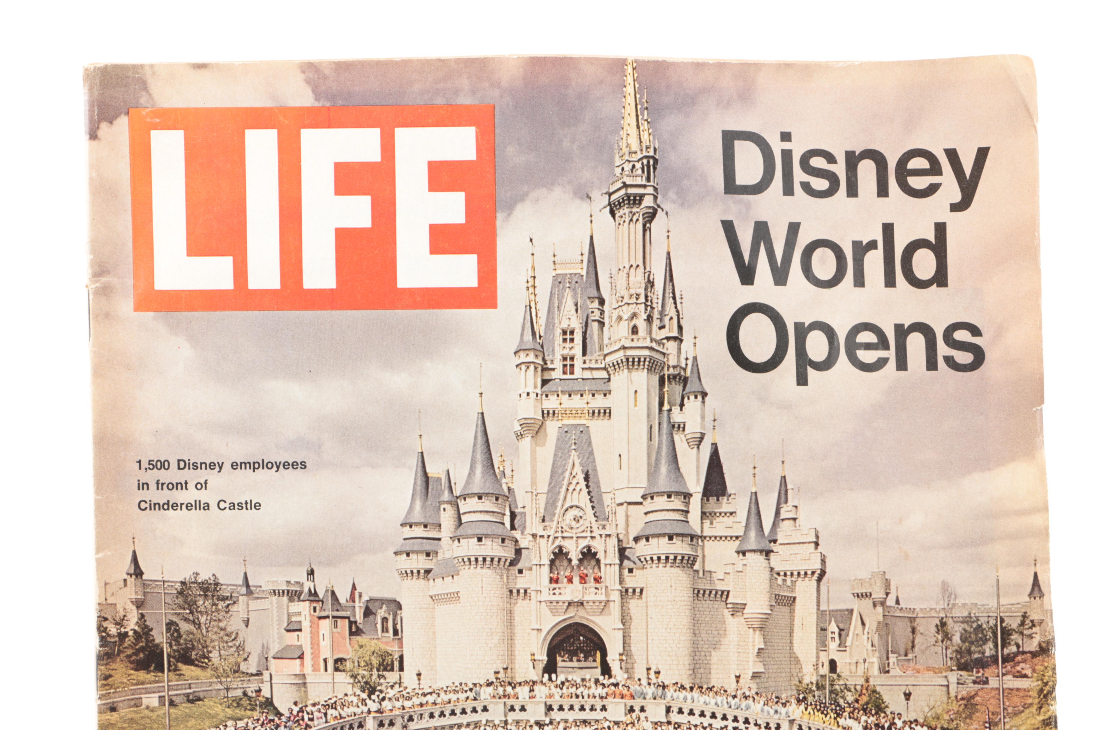 Disney Memorabilia Including Decals, Pencil Sharpener, and More