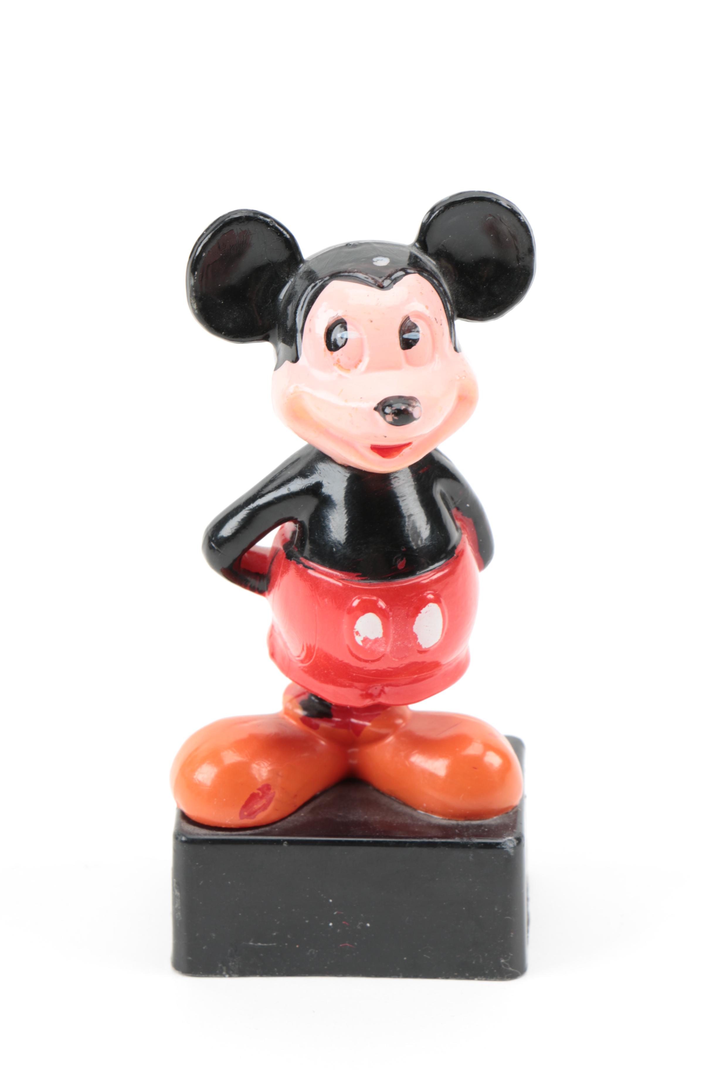 Disney Memorabilia Including Decals, Pencil Sharpener, and More
