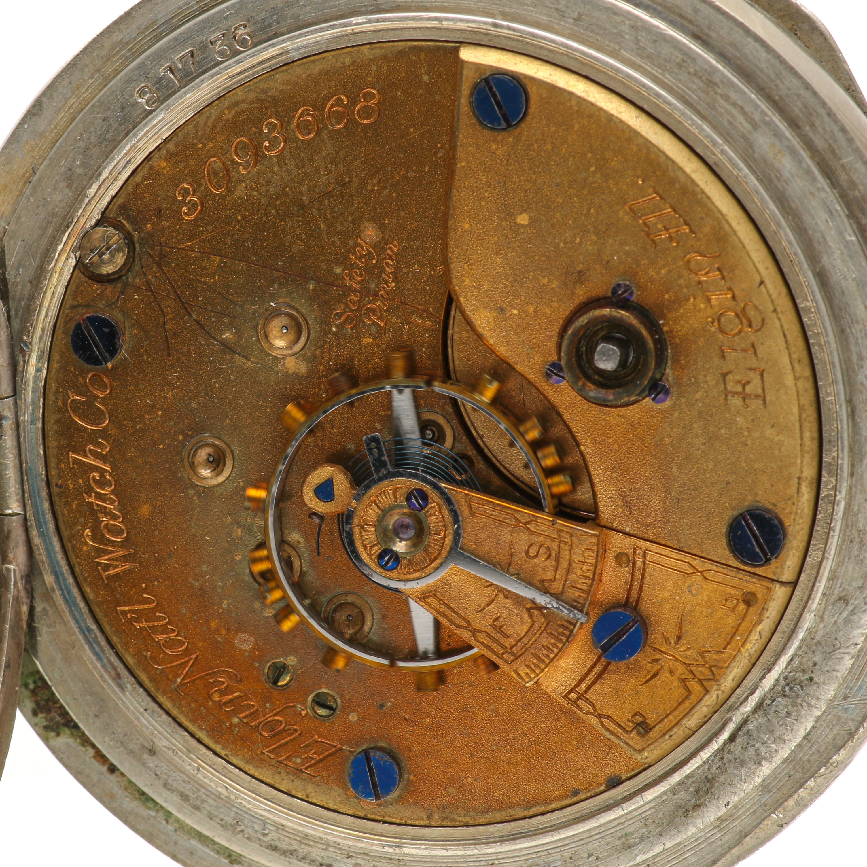 Antique Elgin National Watch Co. Open Face Pocket Watch