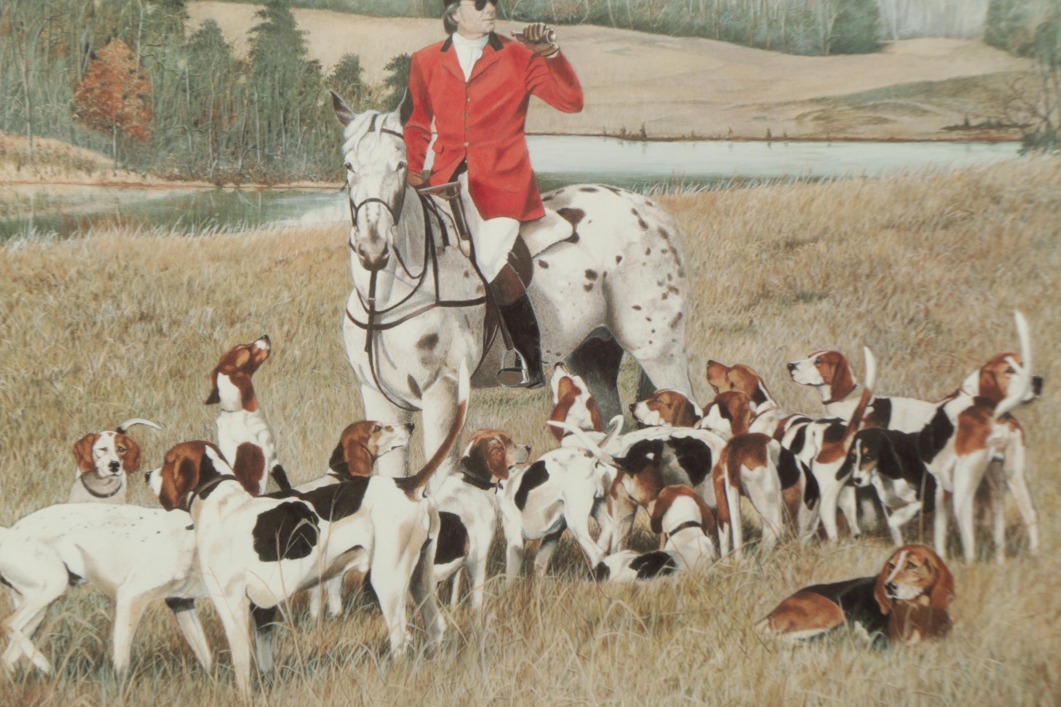 Donna L. Dellaganna Limited Edition Offset Lithograph "The Huntsman"