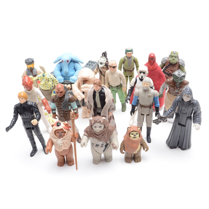 Collection of Vintage Return of the Jedi Figures