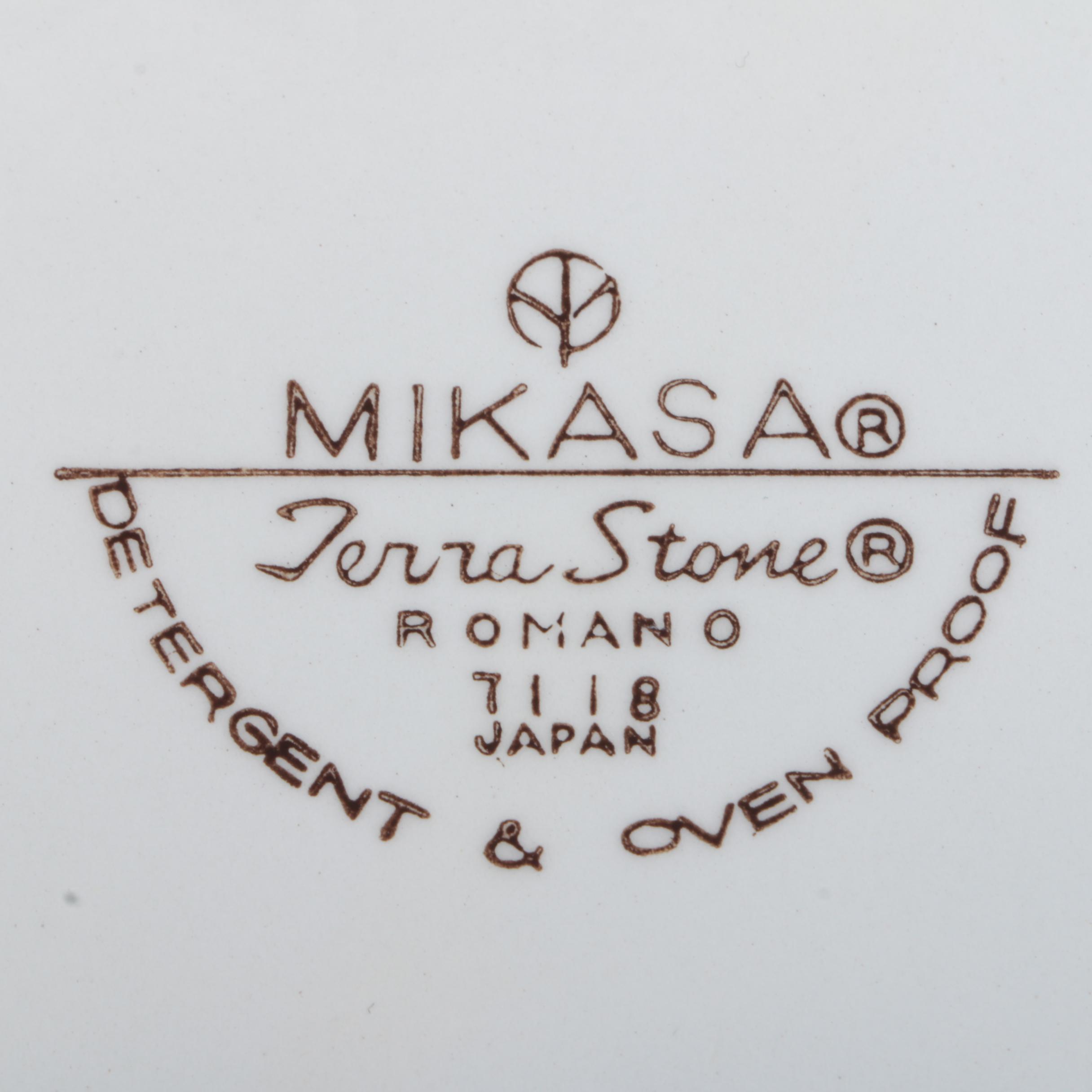 Mikasa Terra Stone "Roman Fruit" Tableware