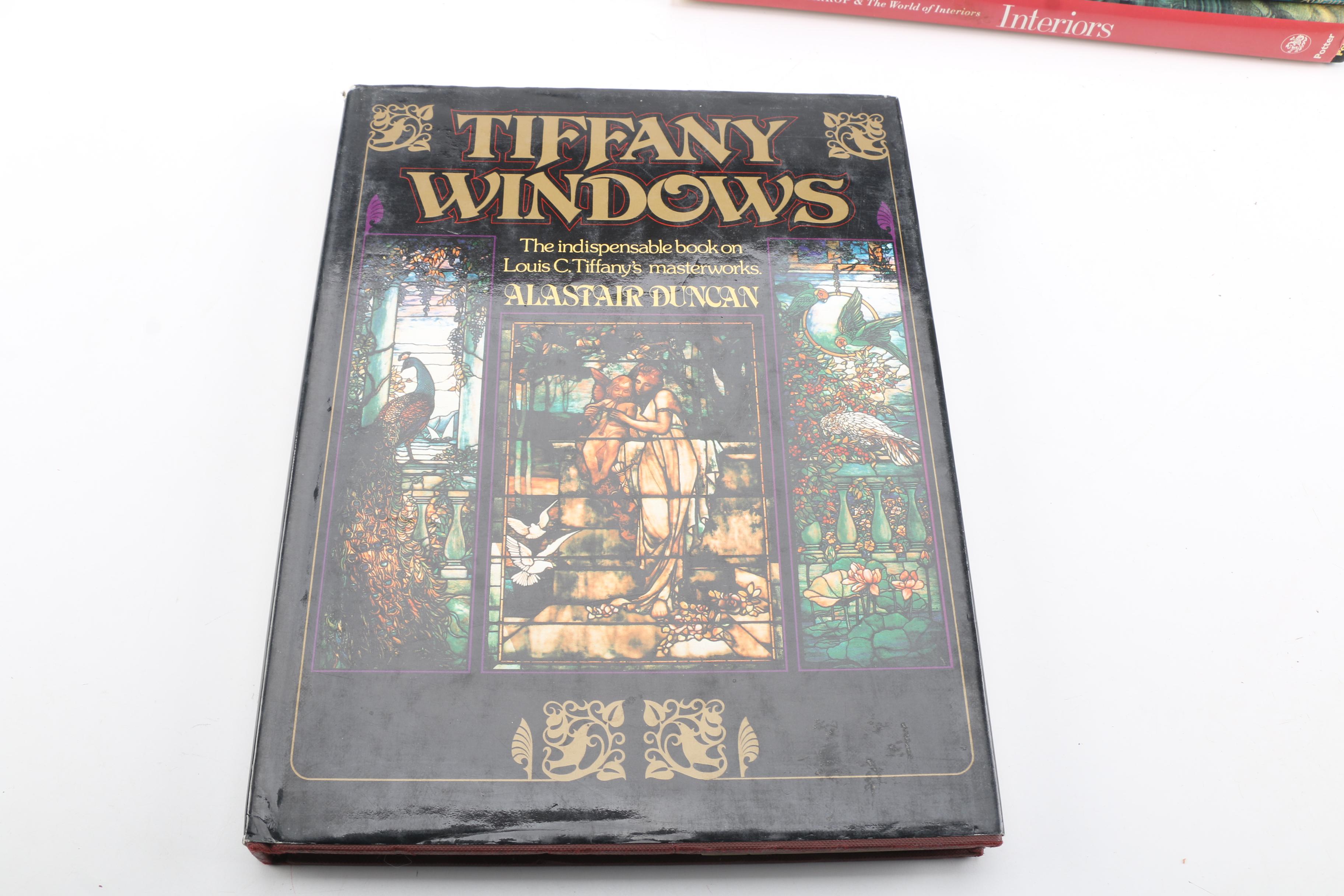 Assorted Books on Interiors, Fashion, and Antiques