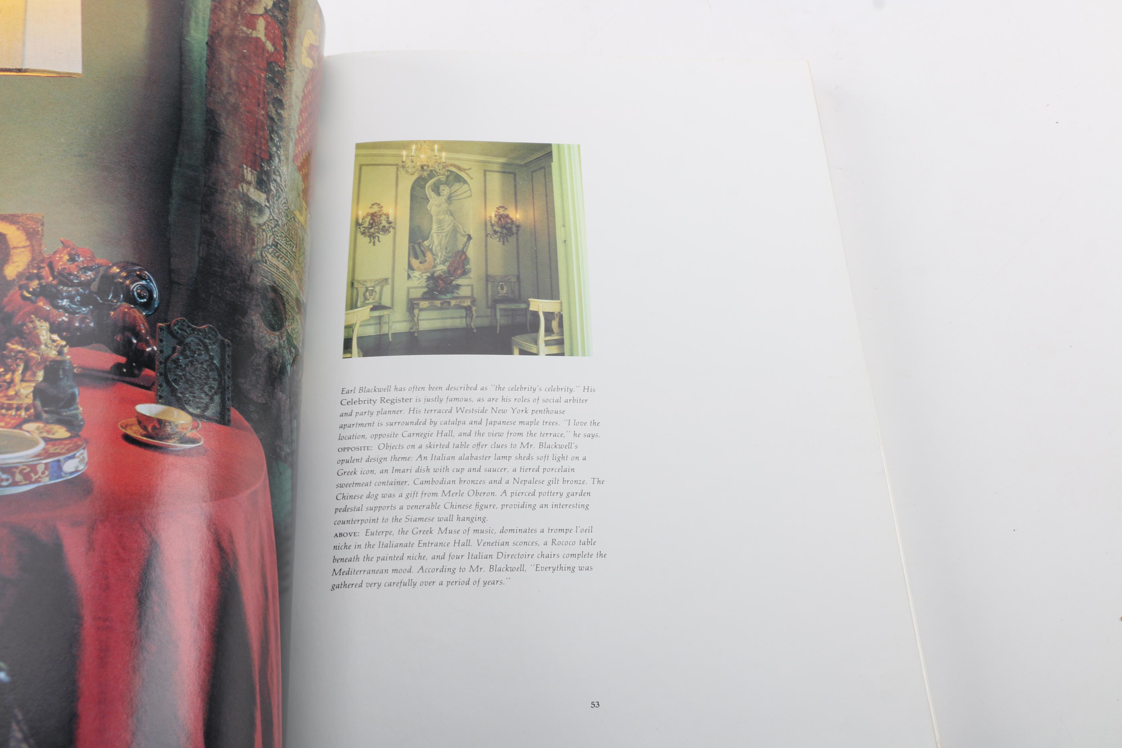 Assorted Books on Interiors, Fashion, and Antiques