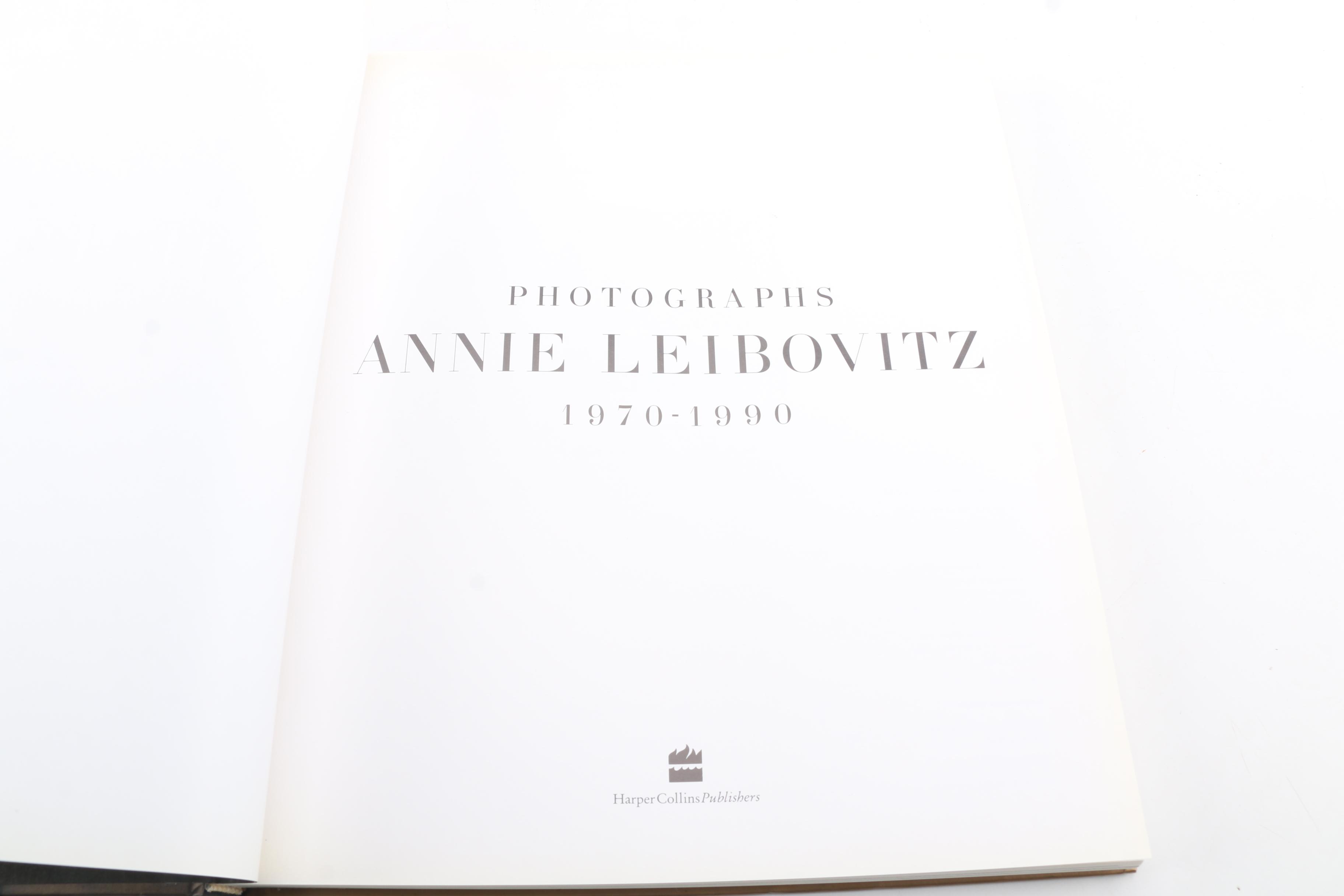 "Annie Leibovitz: Photographs, 1970-1990" First Edition
