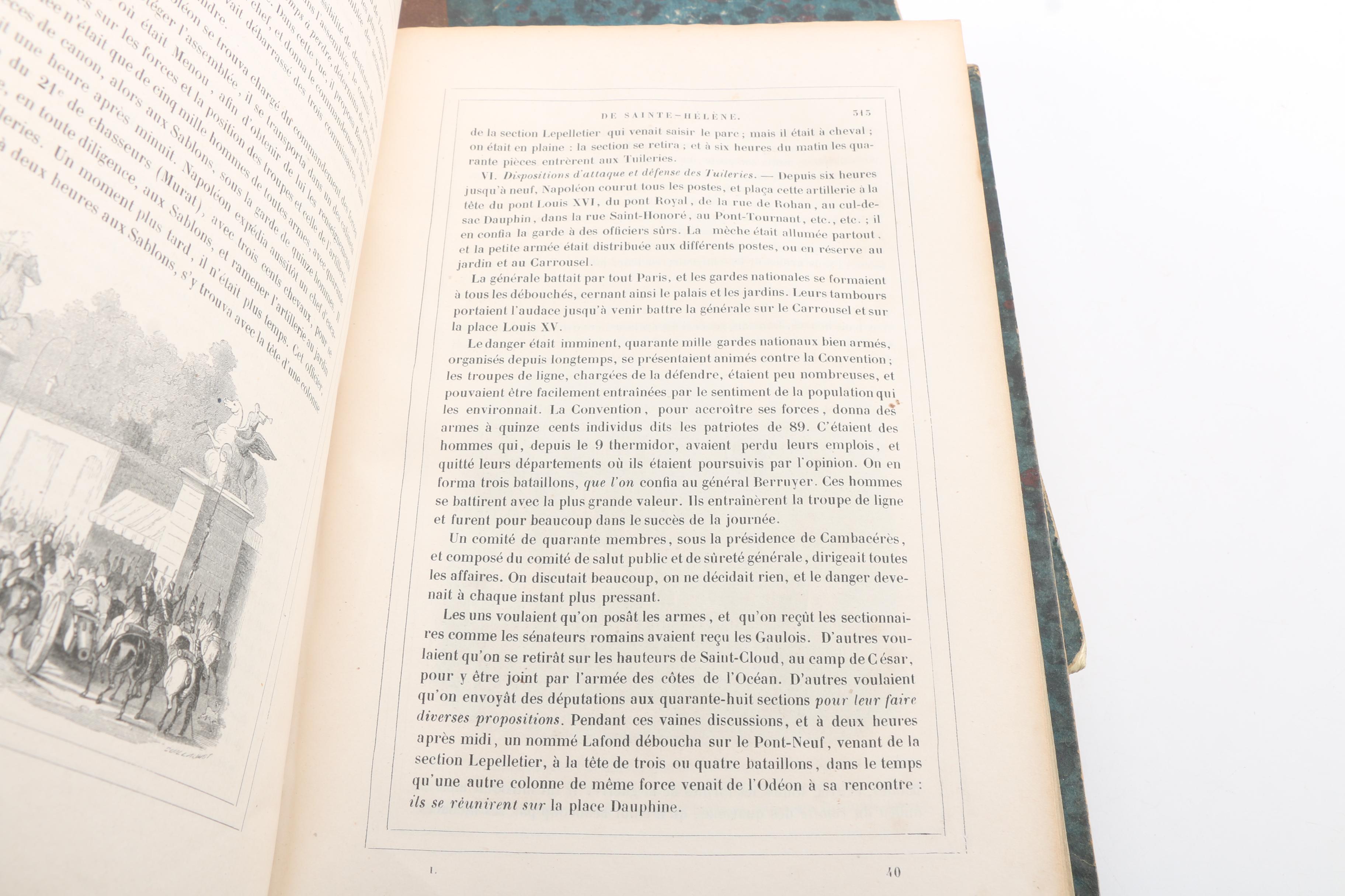 1842 French-Language "Mémorial de Sainte-Hélène" Napoleon Memoirs in Two Volumes