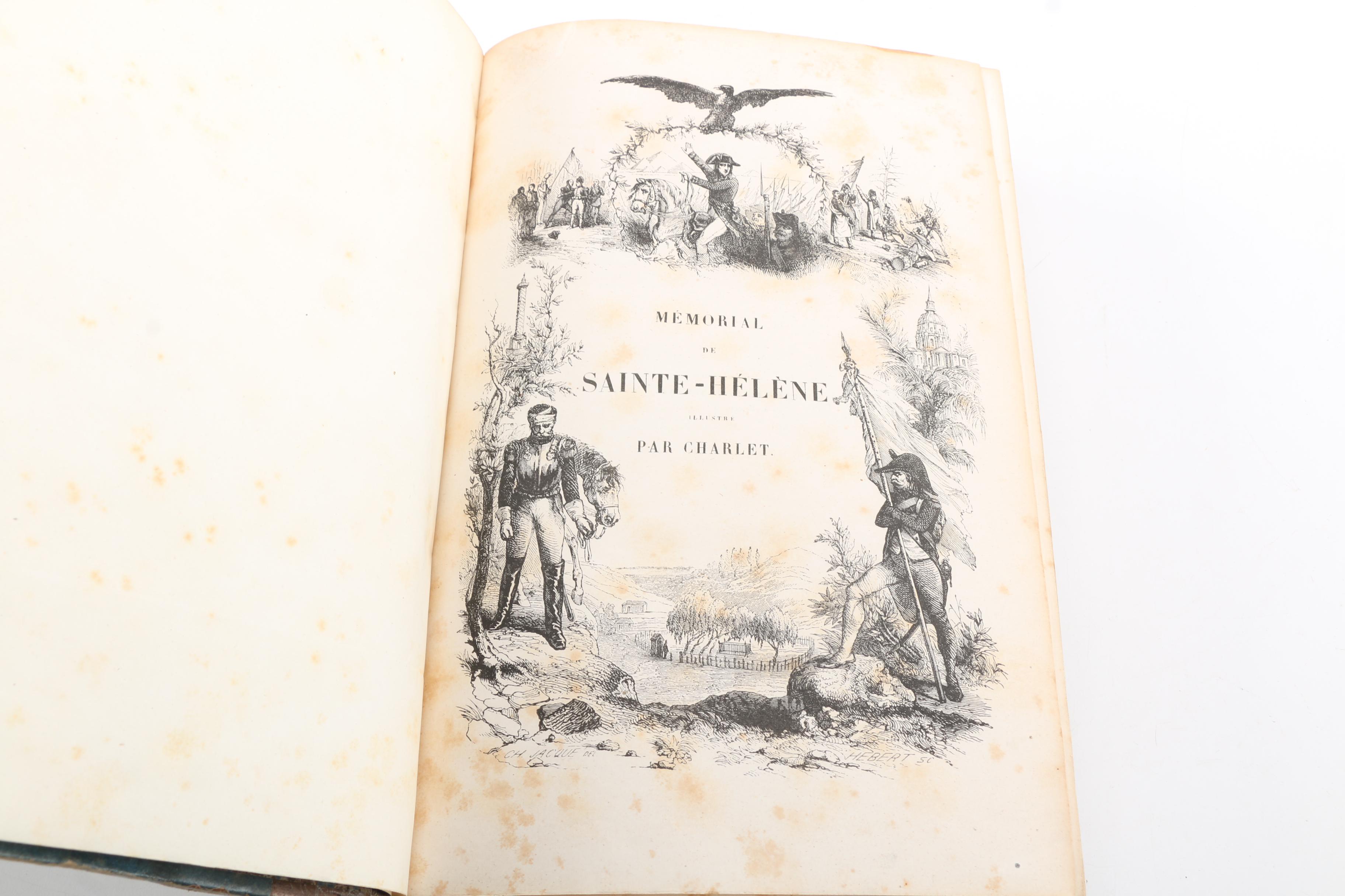 1842 French-Language "Mémorial de Sainte-Hélène" Napoleon Memoirs in Two Volumes