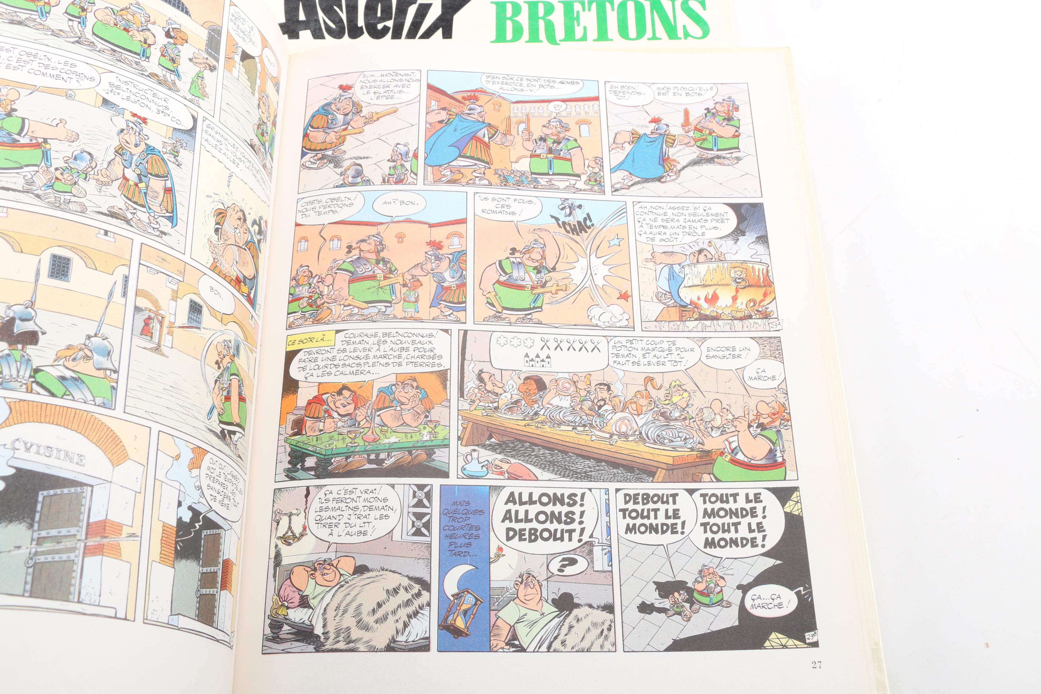 French-Language "Astérix" Comic Books
