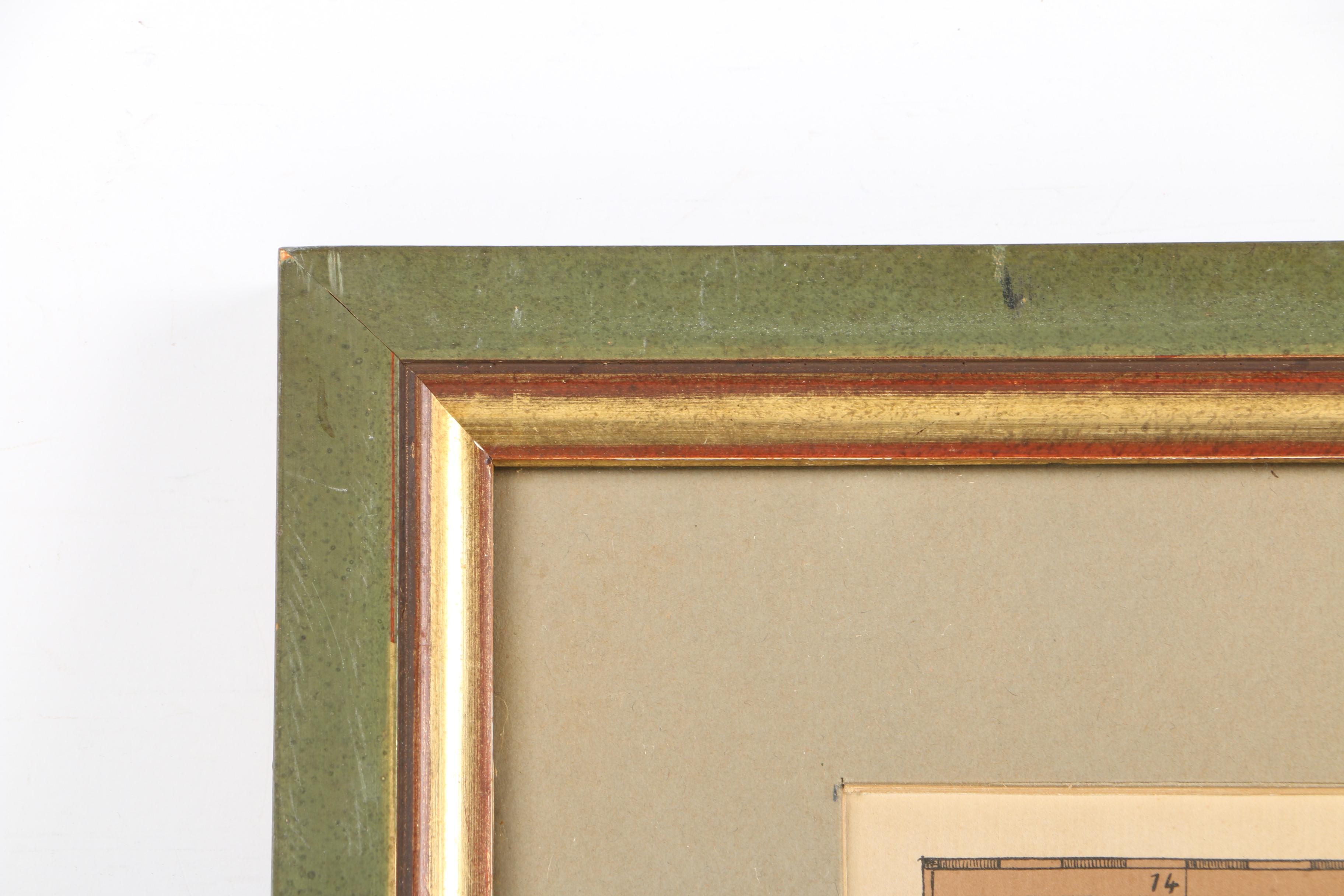 Hand-Colored  Lithograph Map on Laid Paper "Châteaux des Pays du Val de Loire"