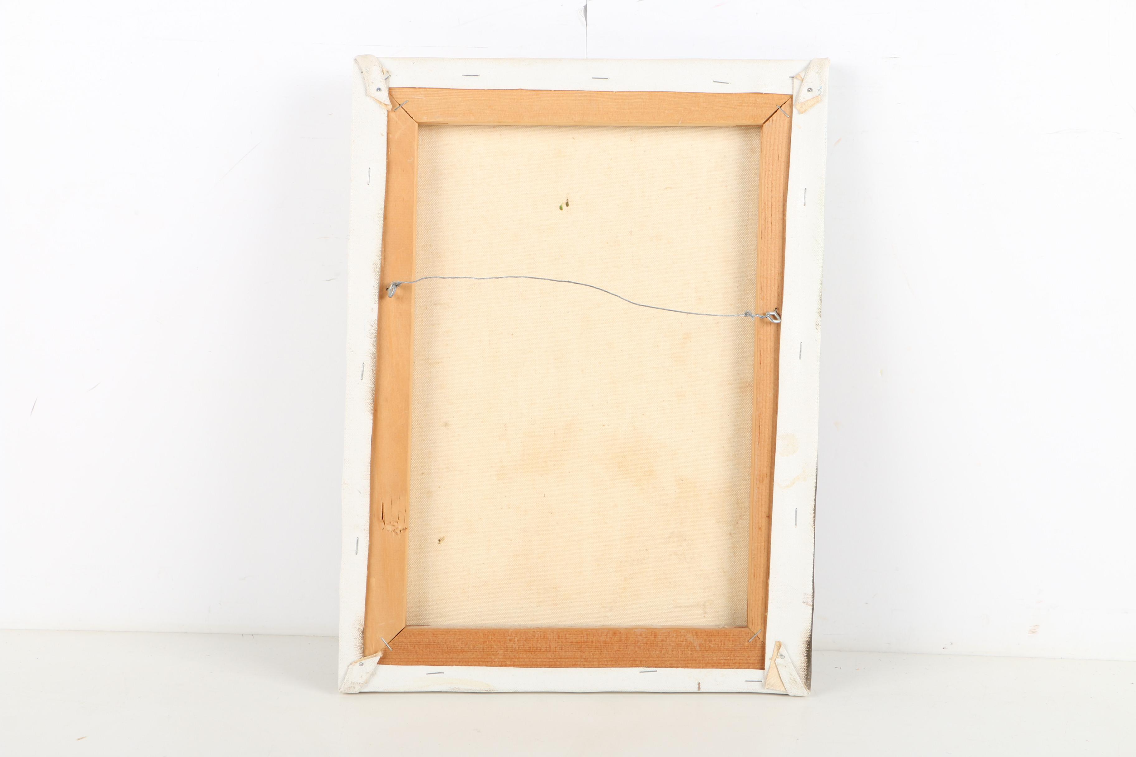 Two Signed Oil Paintings on Canvas of Floral Still Lifes